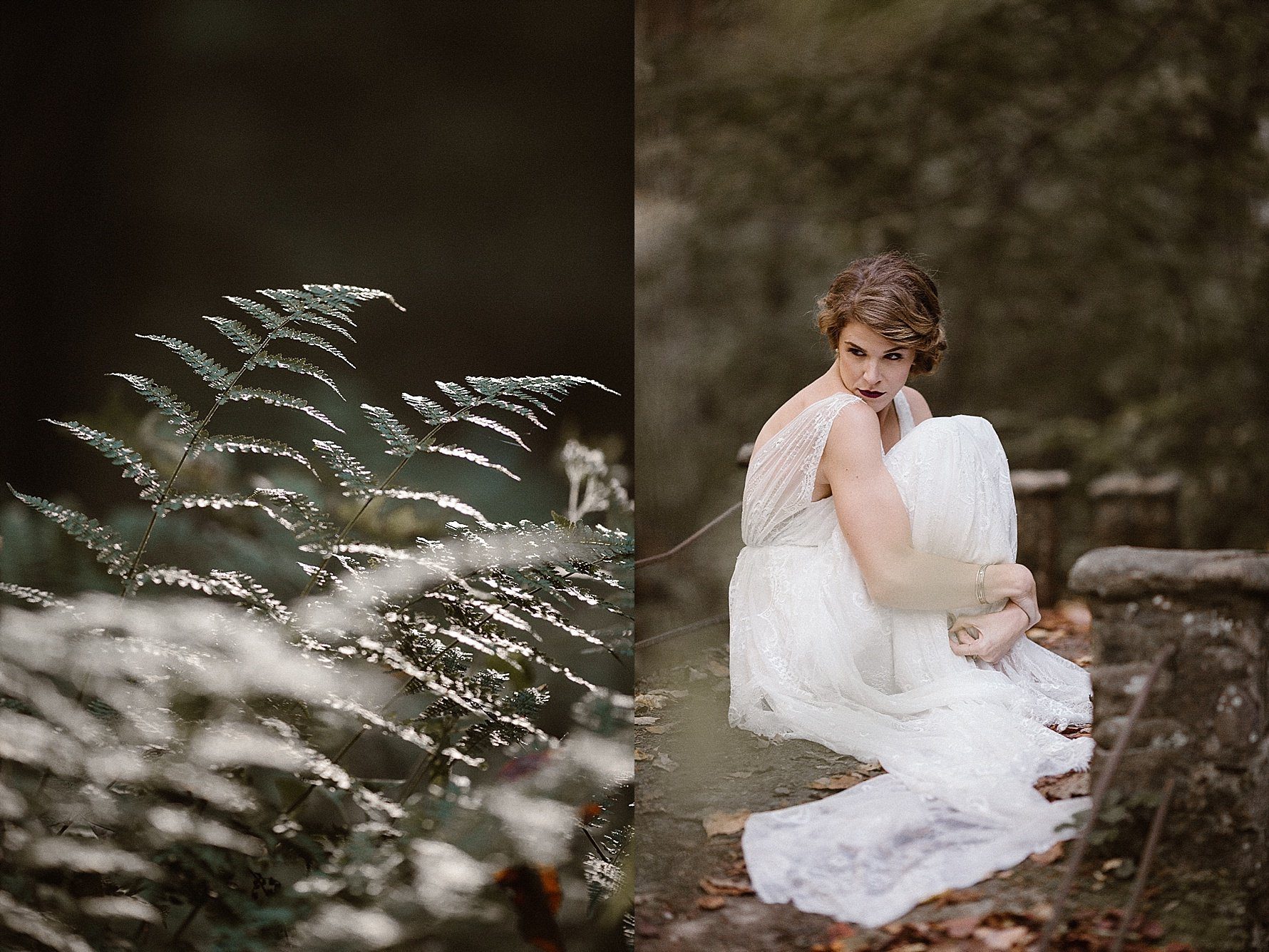 Woodsy Bridal Photos in Tennessee | Erin Morrison Photography www.erinmorrisonphotography.com