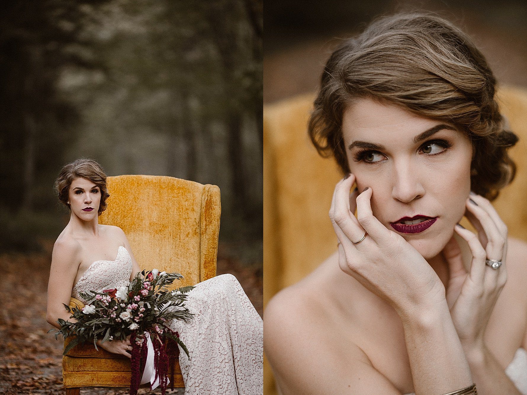 Vintage Chic Bridal Photos in Knoxville | Erin Morrison Photography www.erinmorrisonphotography.com