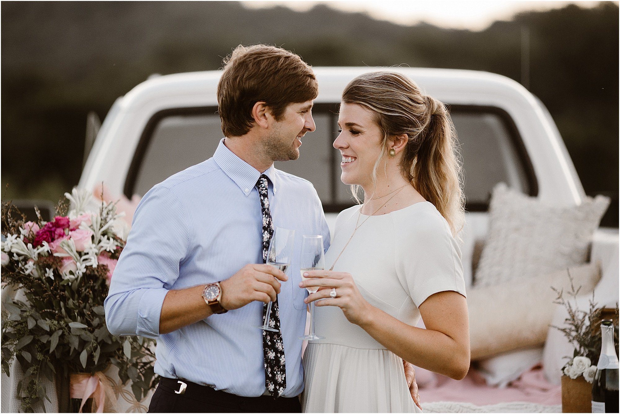 Vintage Truck Vow Renewal Photography in Knoxville 