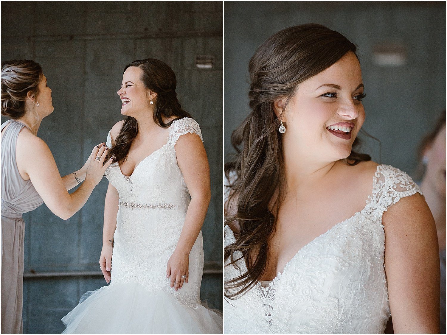 Bridal Photos in Downtown Knoxville Event Venue