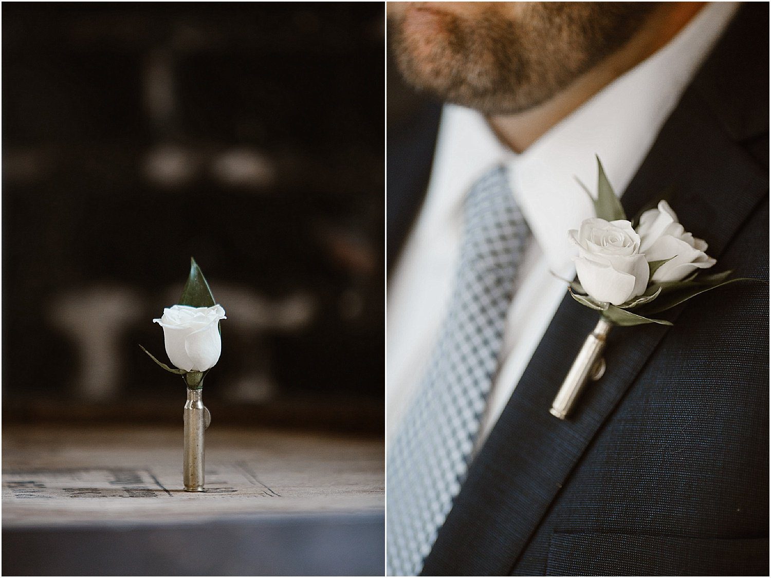 Bullet Shell Boutonniere | Bullet Casing Boutonniere 