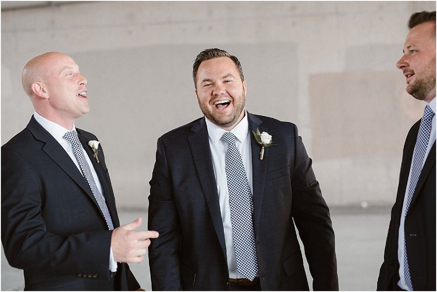 Happy Groom Photo in Downtown Knoxville