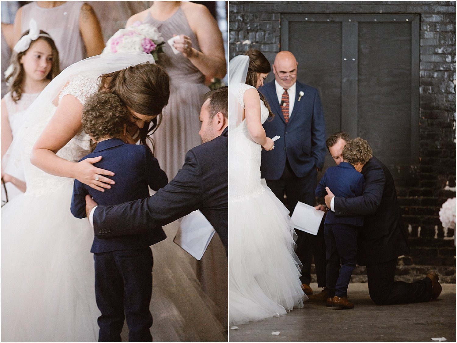 Intimate Wedding moments at Jackson Terminal in Knoxville