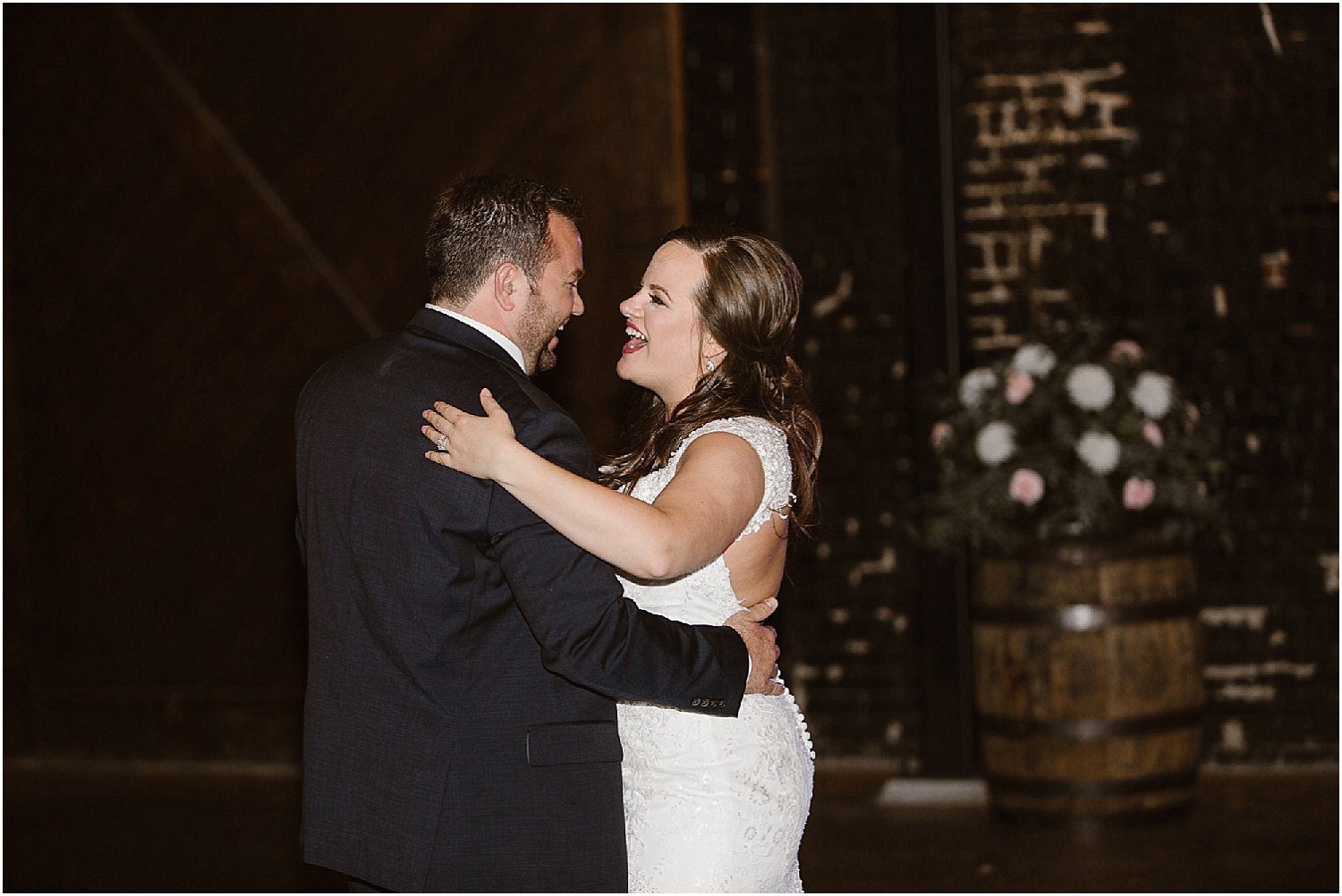 First Dance at Wedding in Downtown Knoxville