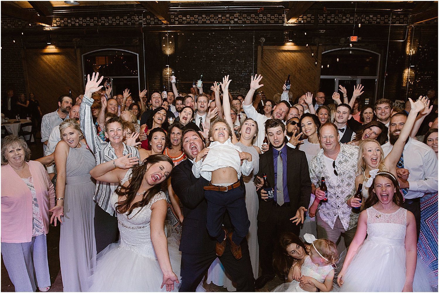Entire Wedding Guest Photo at Jackson Terminal