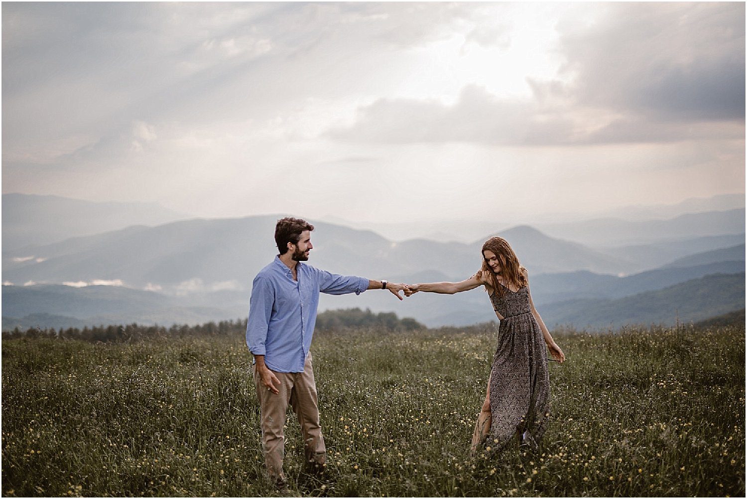 Max Patch Engagement Photos by Erin Morrison Photography