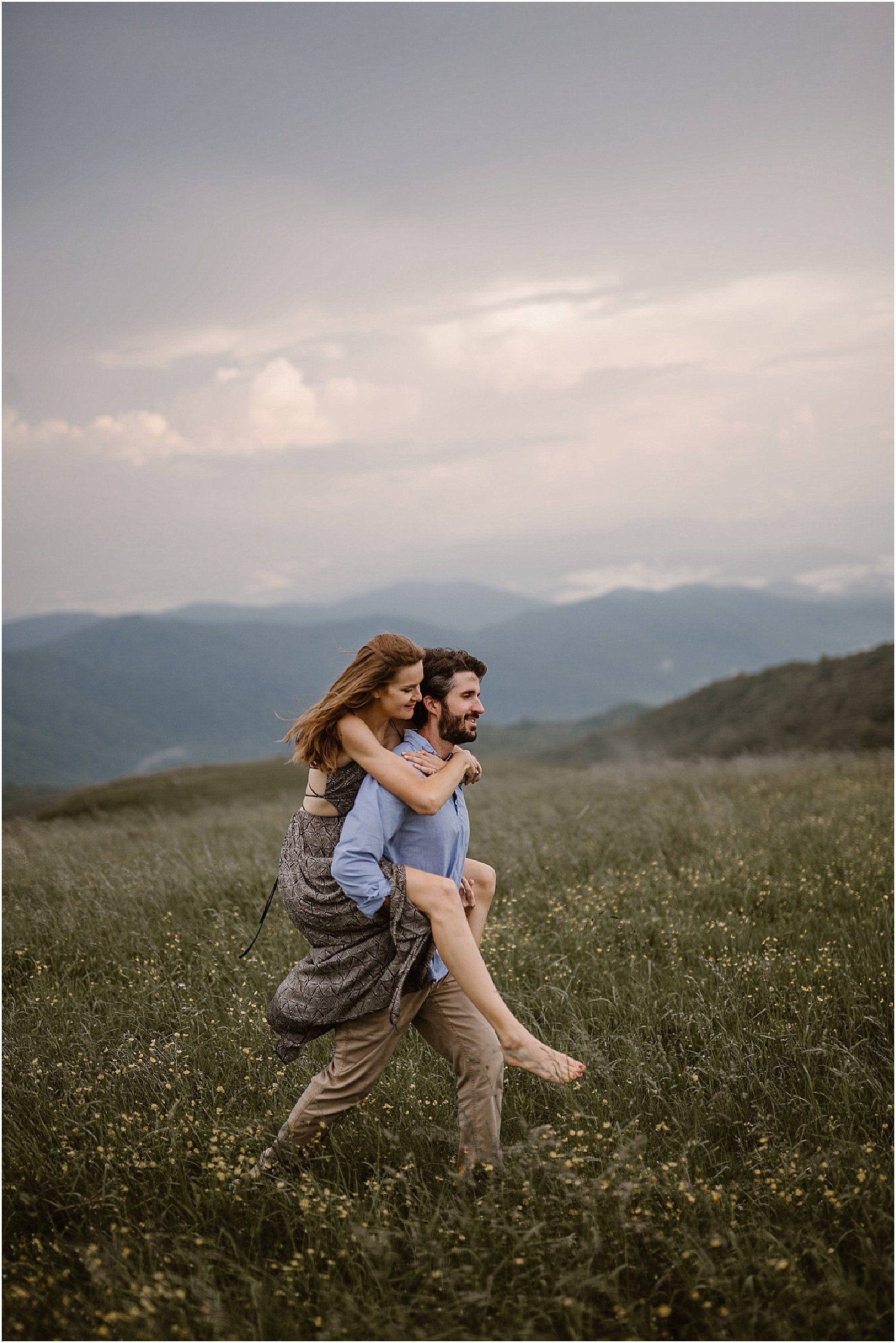 Max Patch Engagement Photos by Erin Morrison Photography