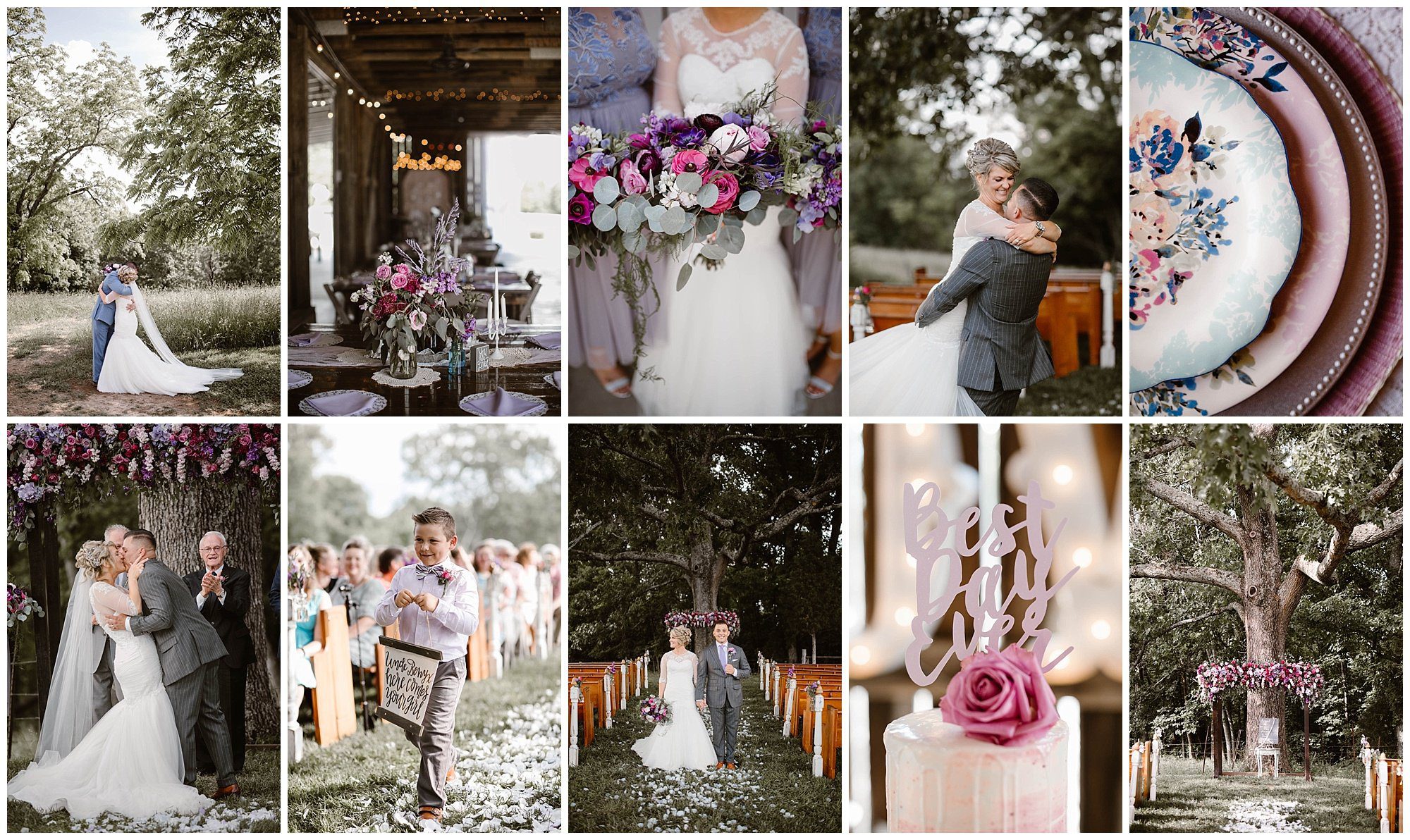 Colorful Summer Wedding at Heartland Meadows in Knoxville