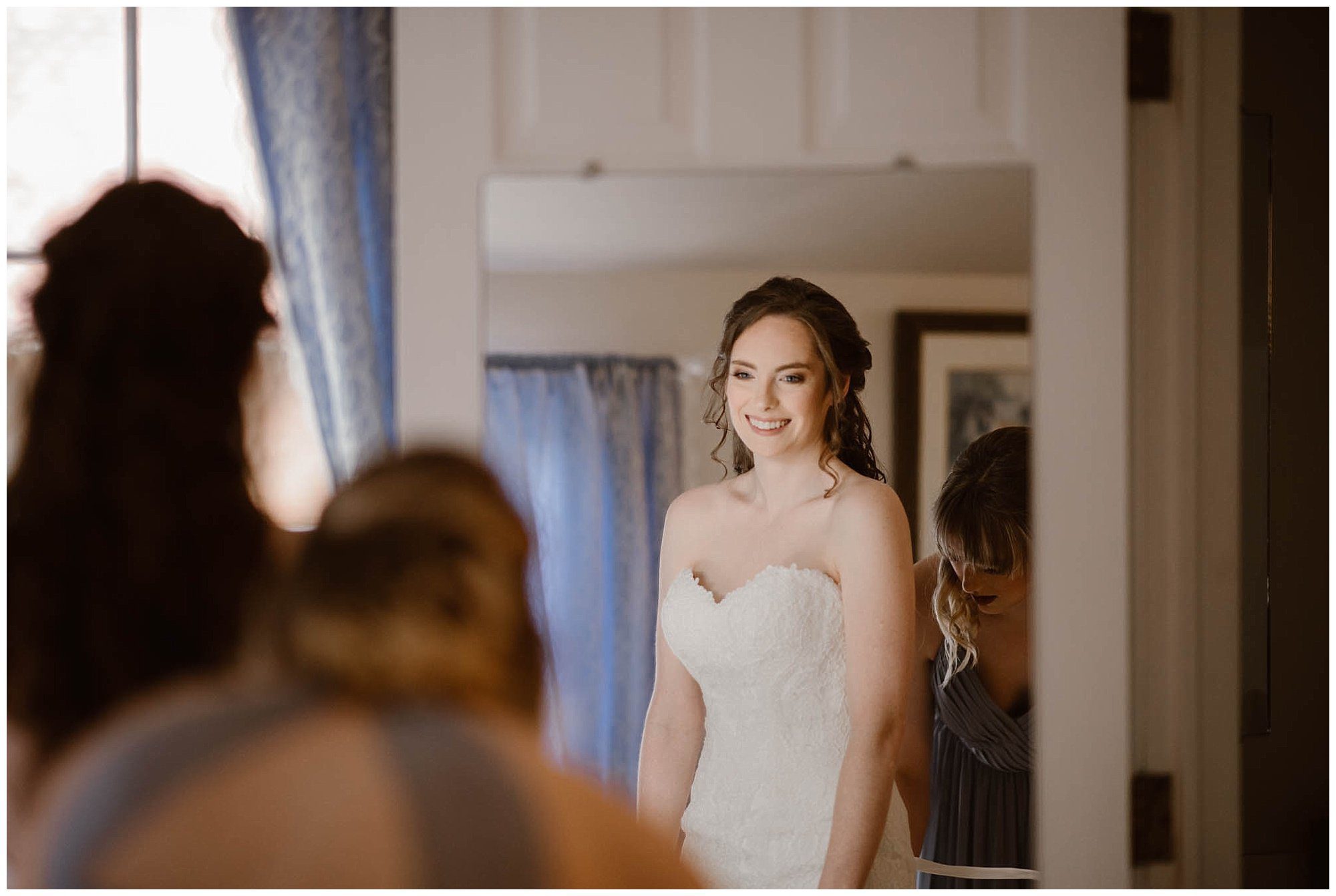 Bride Getting Ready at Crescent Bend House Knoxville