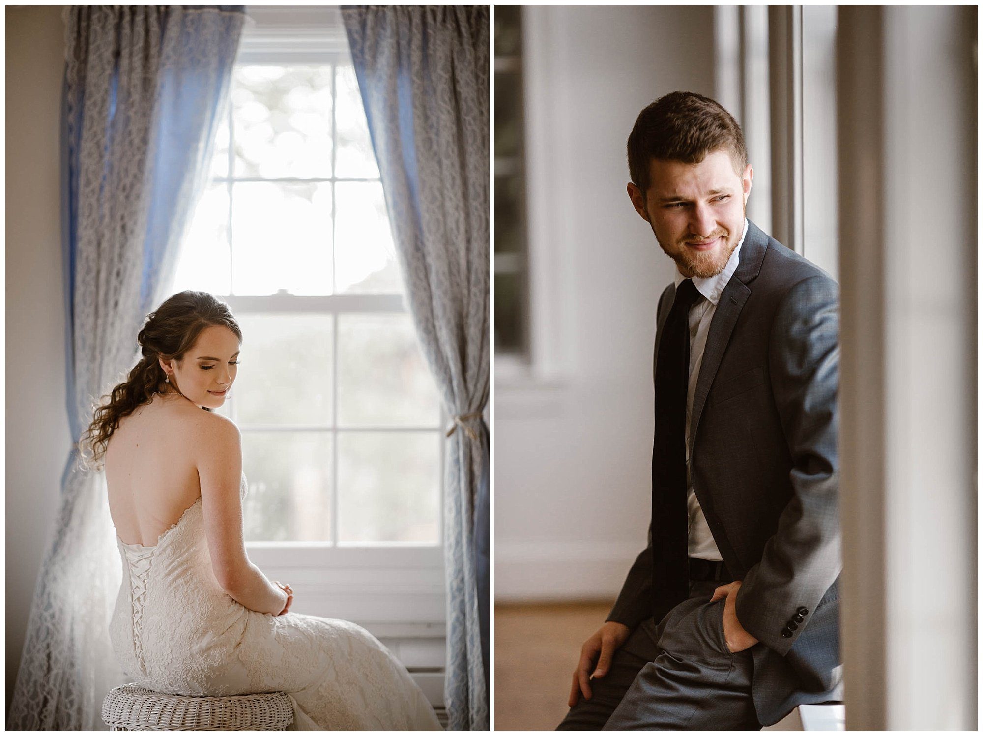 Bride and Groom portraits at Crescent Bend House Knoxville