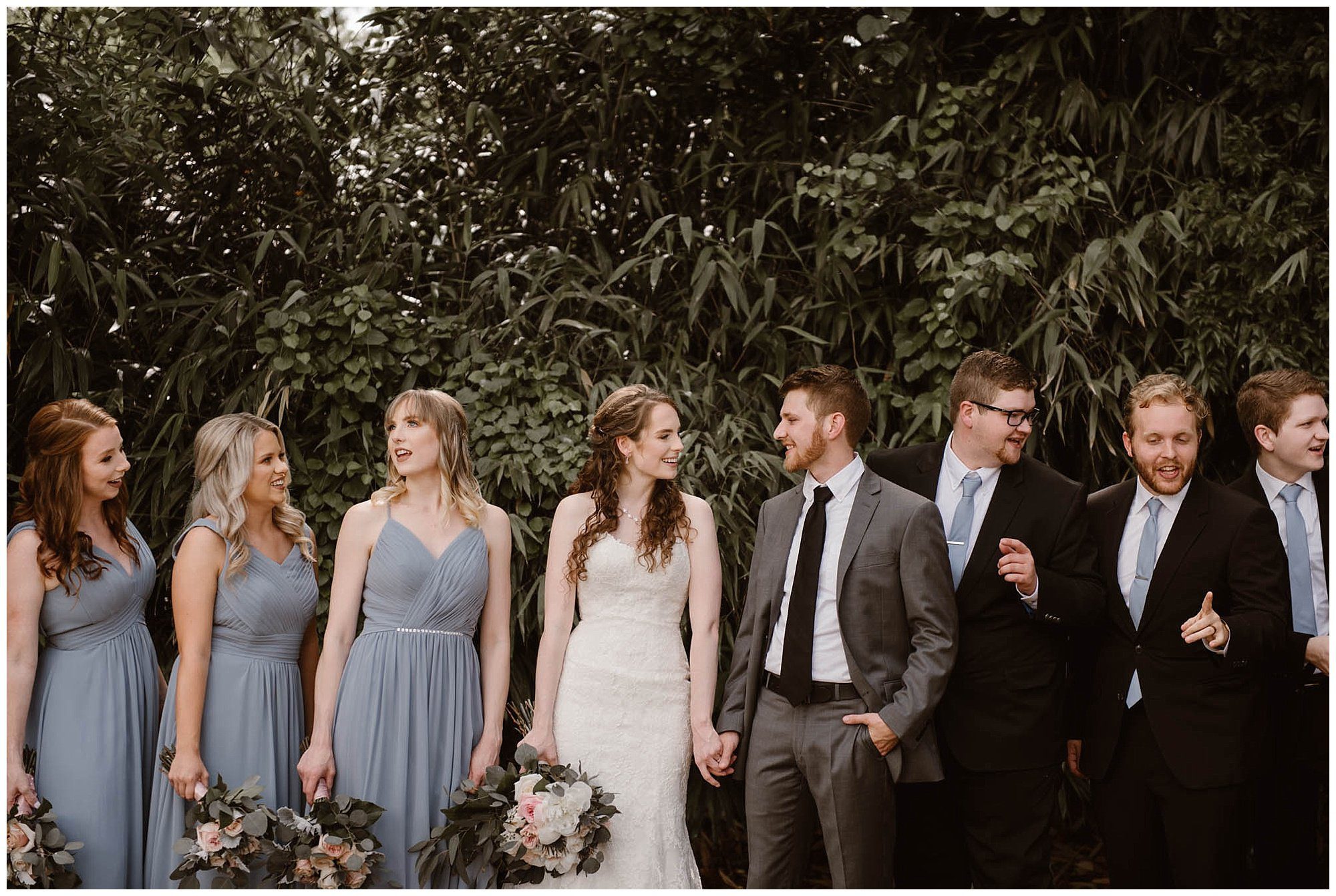 Bridal Party Photos at Crescent Bend House Knoxville