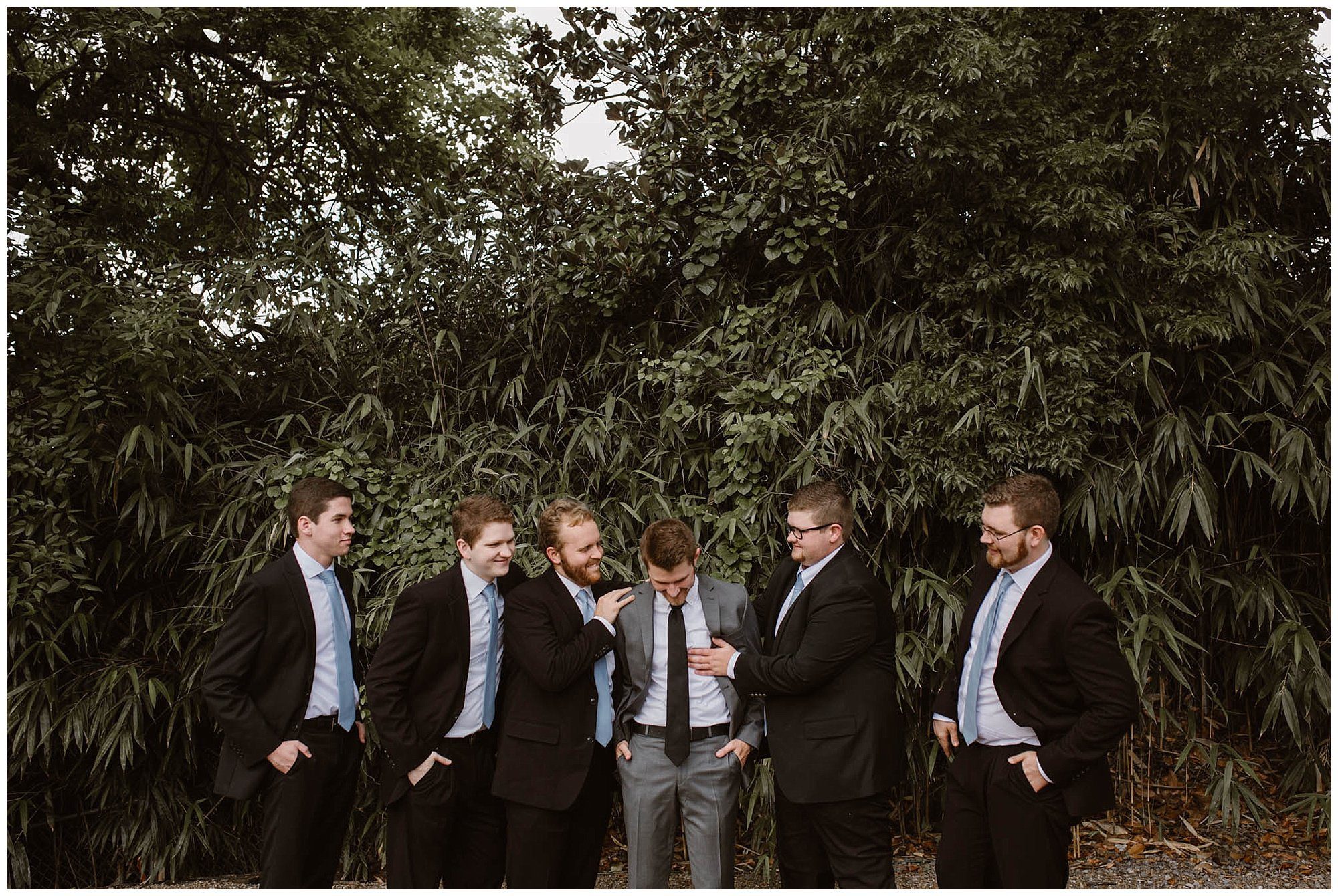 Groomsmen Photos at Crescent Bend House Wedding Knoxville