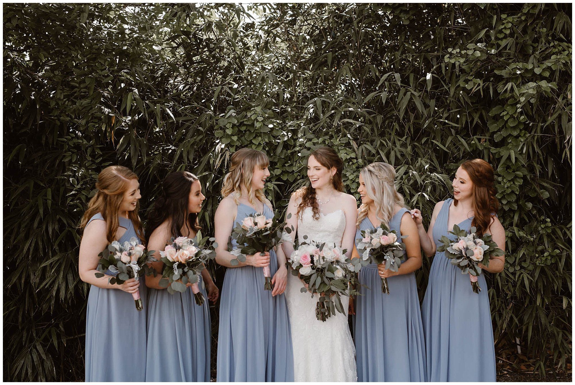 Bride and Bridesmaid Photos at Crescent Bend House Wedding Knoxville