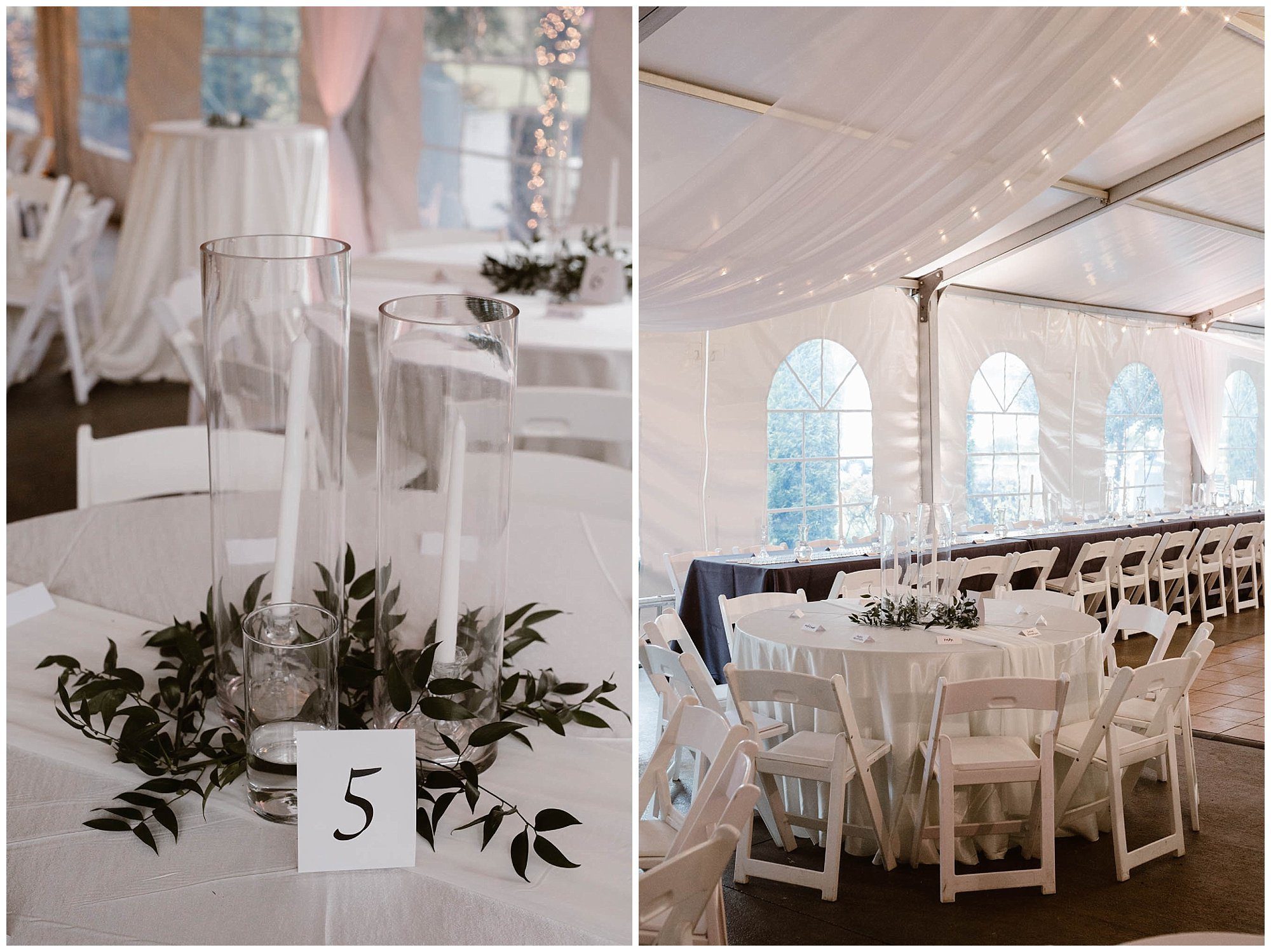 Reception detail photos at Dara's Garden Wedding
