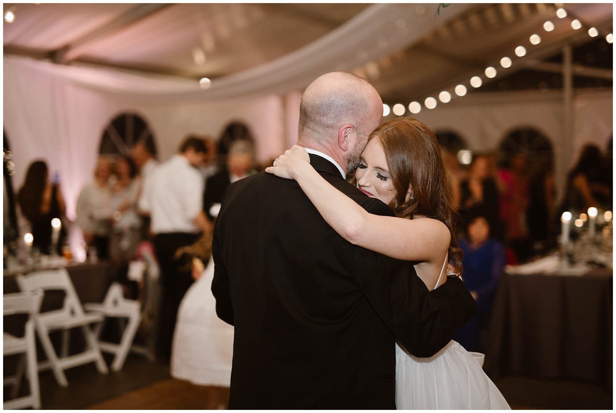bride and father first dance photos