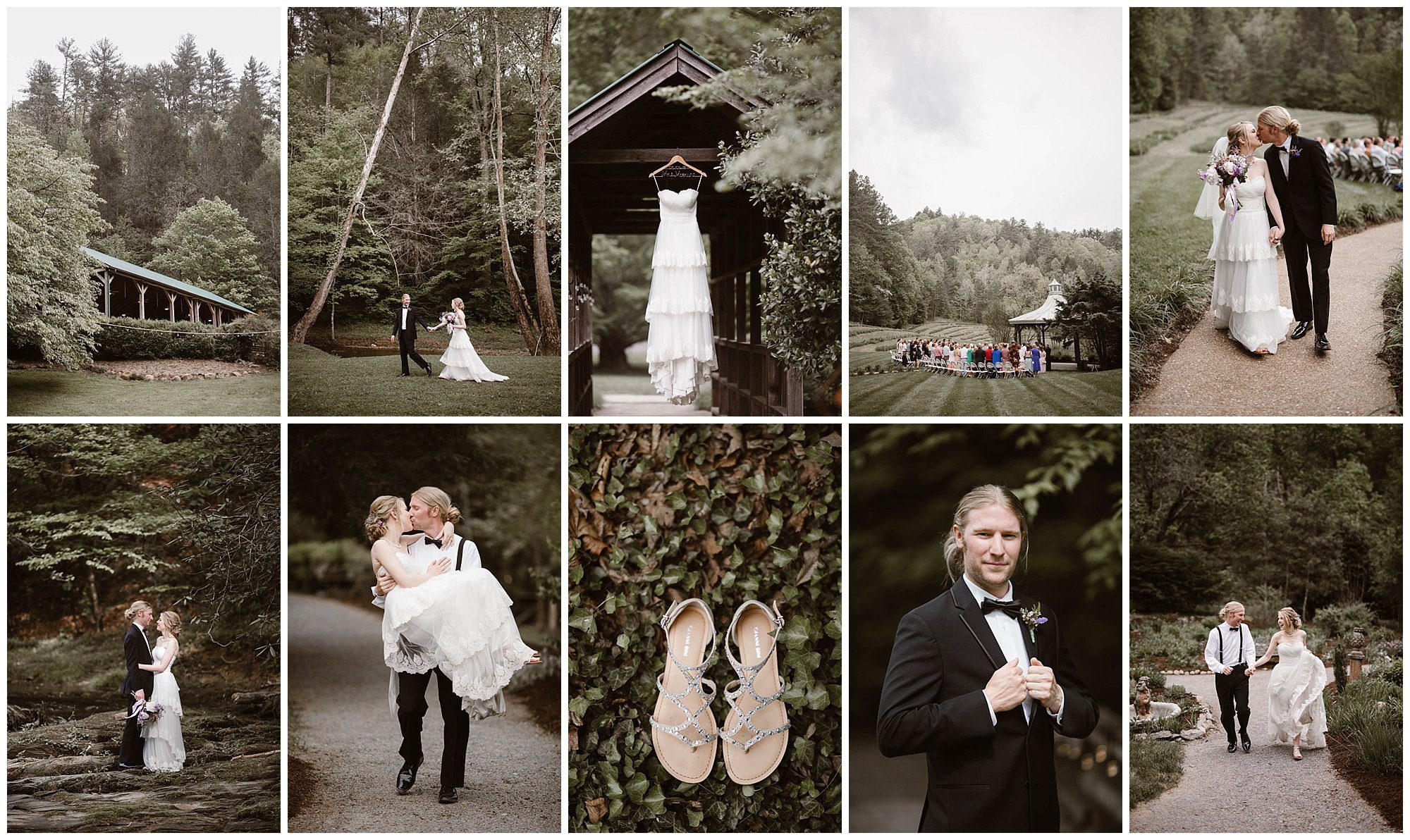 Rustic Mountain Wedding in Townsend at The Lily Barn