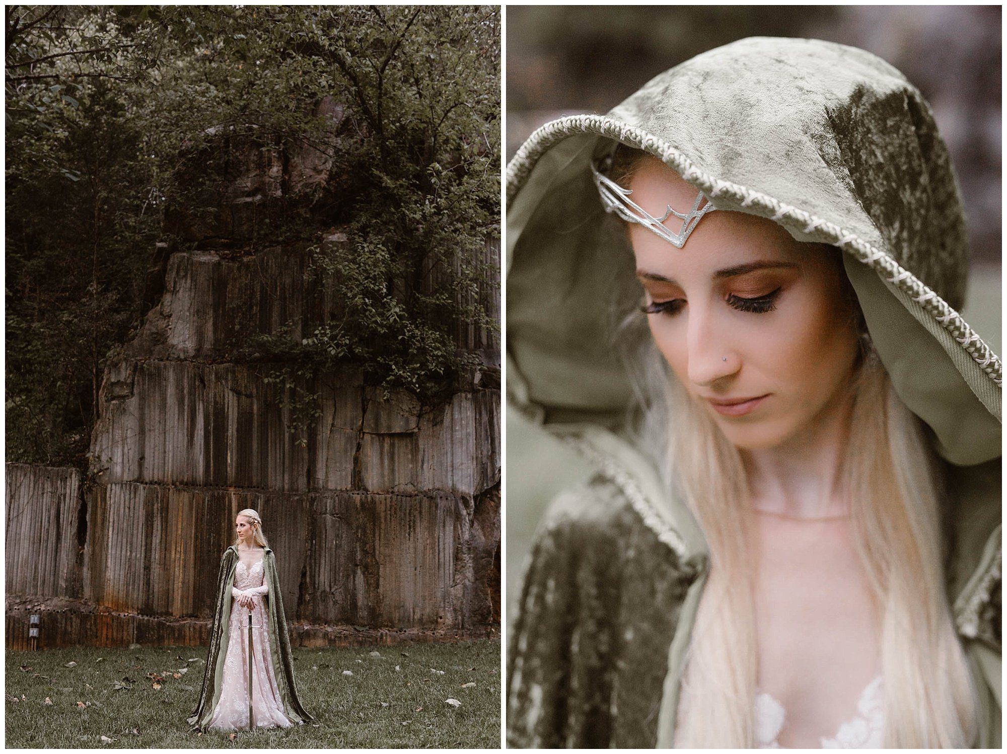 Game of Thrones Bridal Photos at The Quarry Venue Knoxville