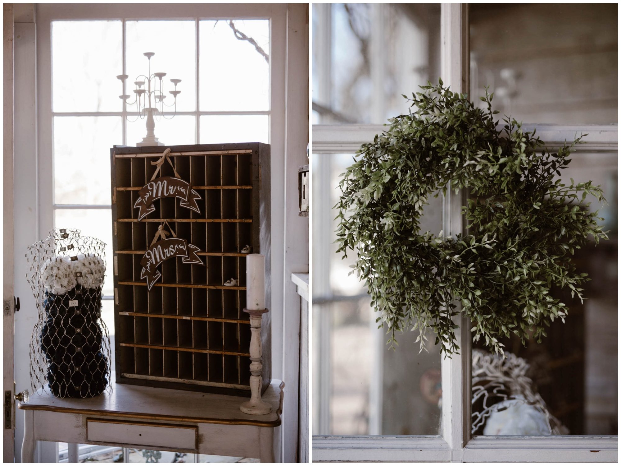 reception detail photos of vintage wedding