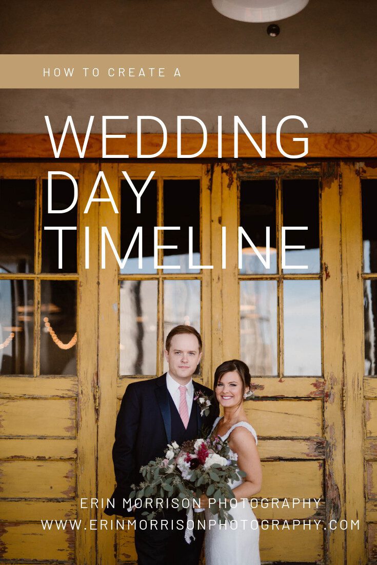 How To Create a Wedding Day Timeline