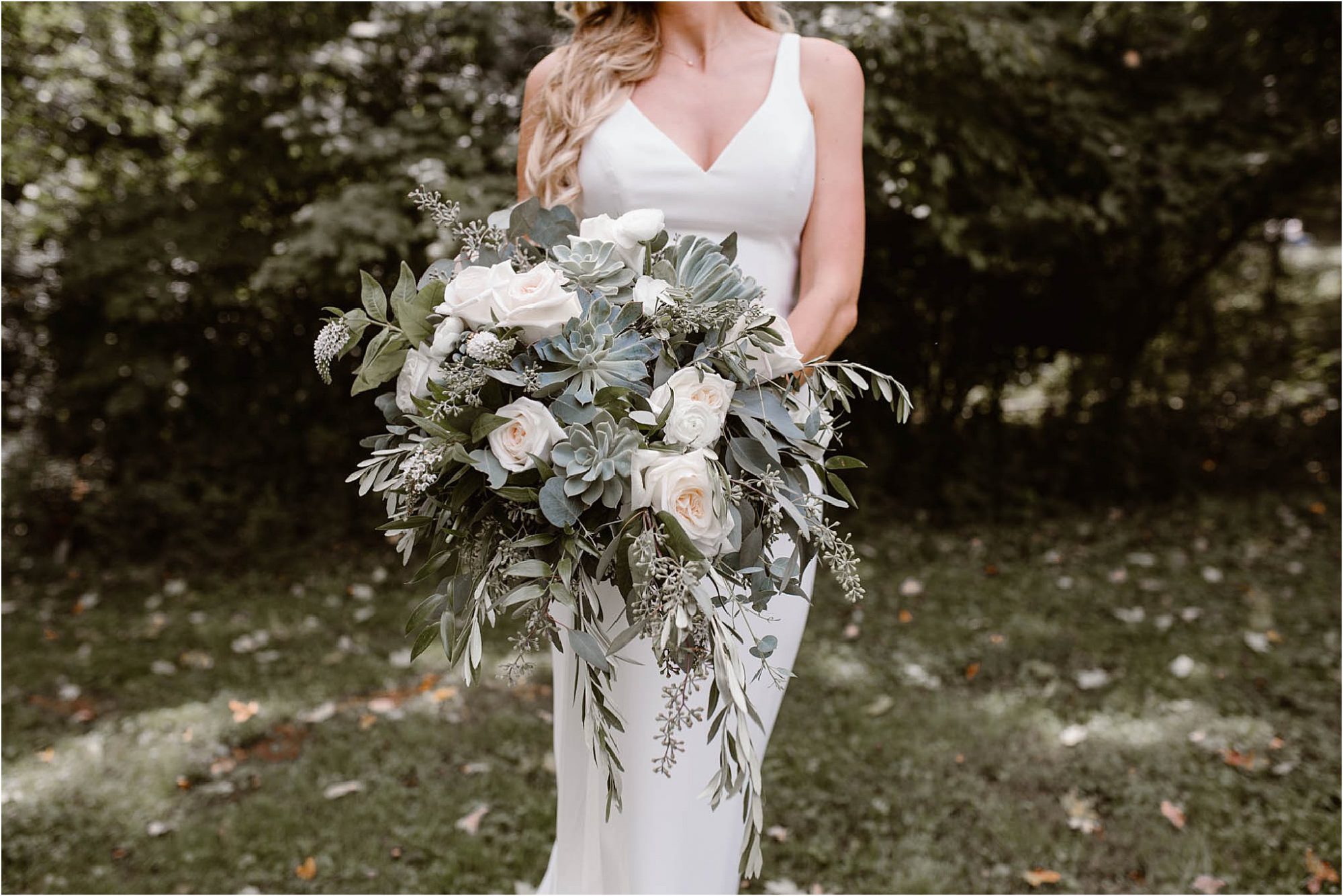 bridal bouquet by Melissa Timm Designs in Kn