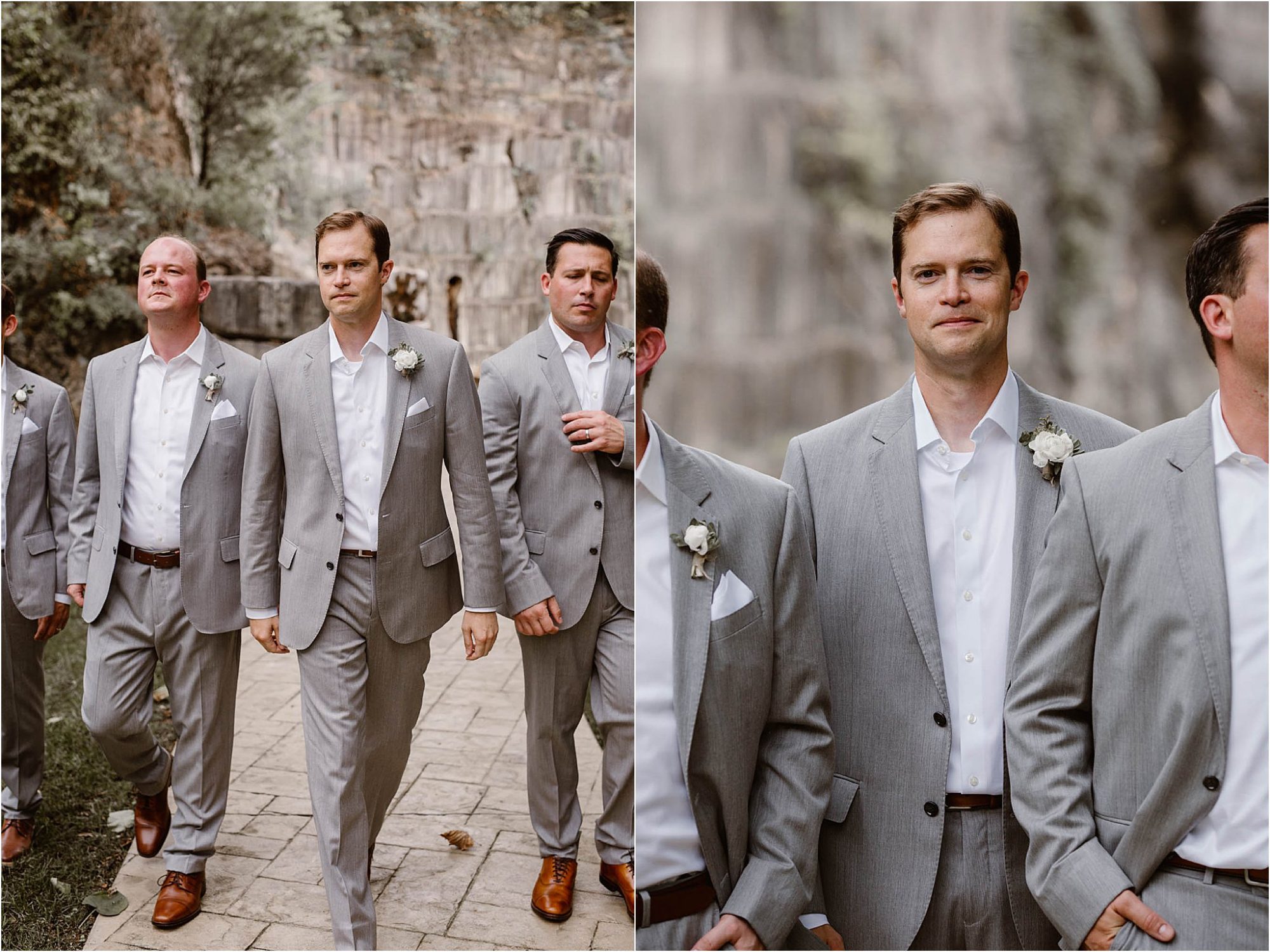 groom and groomsmen photos