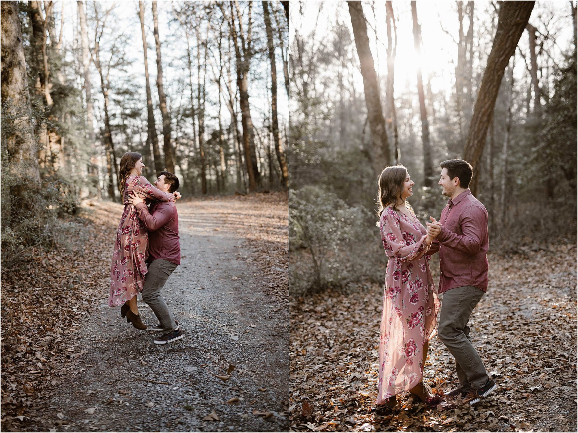 fun engagement photos in Tennessee