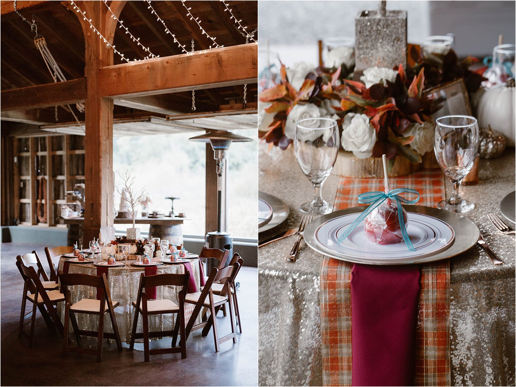 Eye-Catching Fall Wedding at Pure Water Farm in Walland, Tennessee