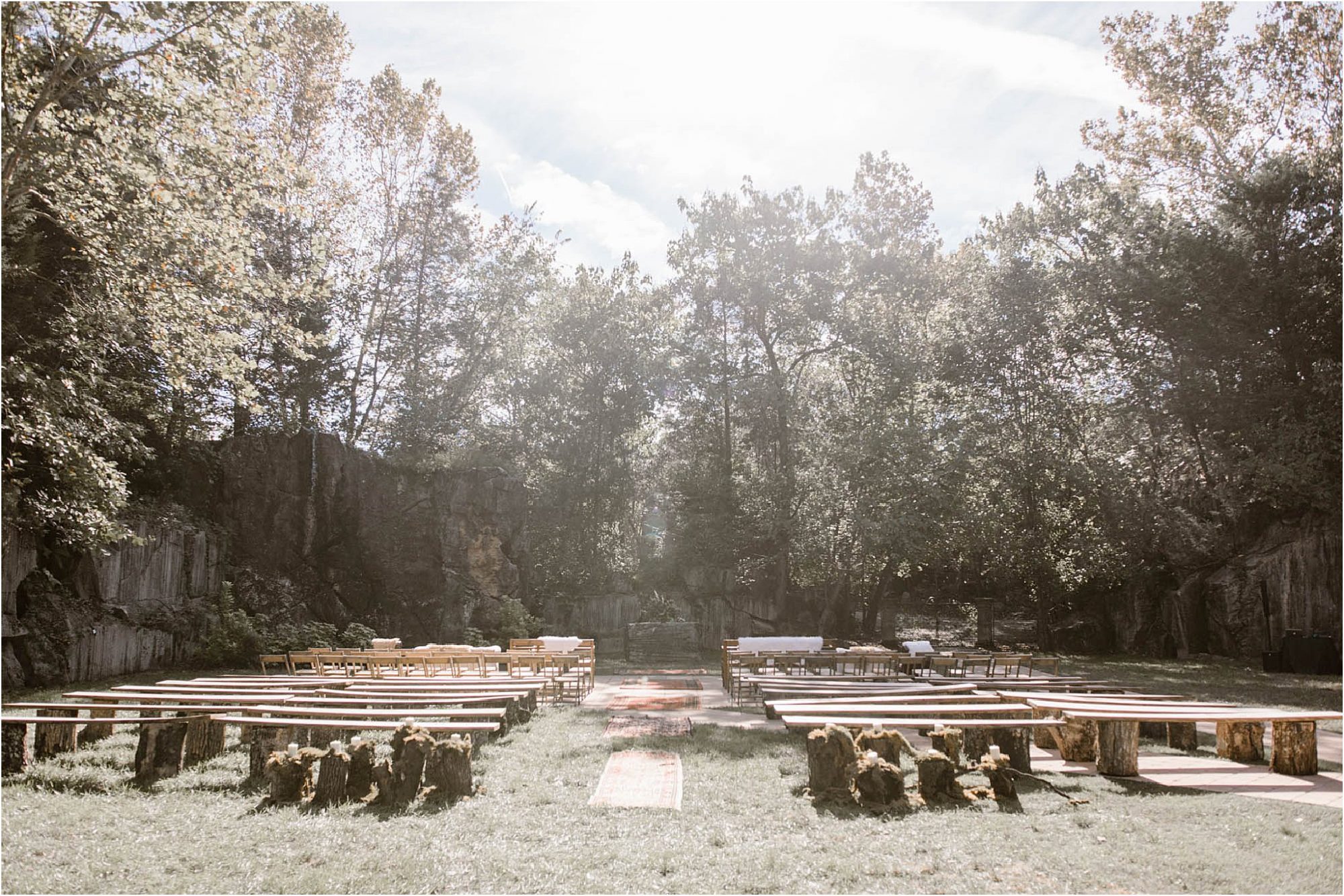 ceremony location at The Quarry Venue Knoxville