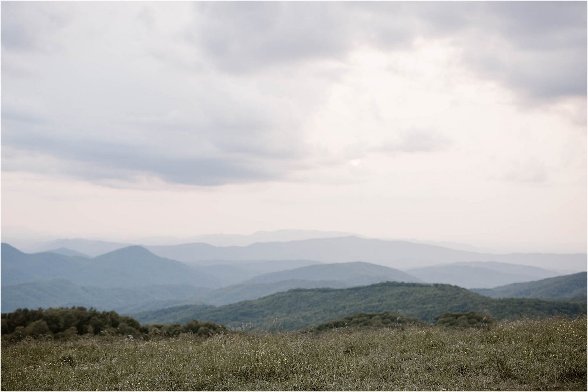 Max Patch Mountain in North Carolina