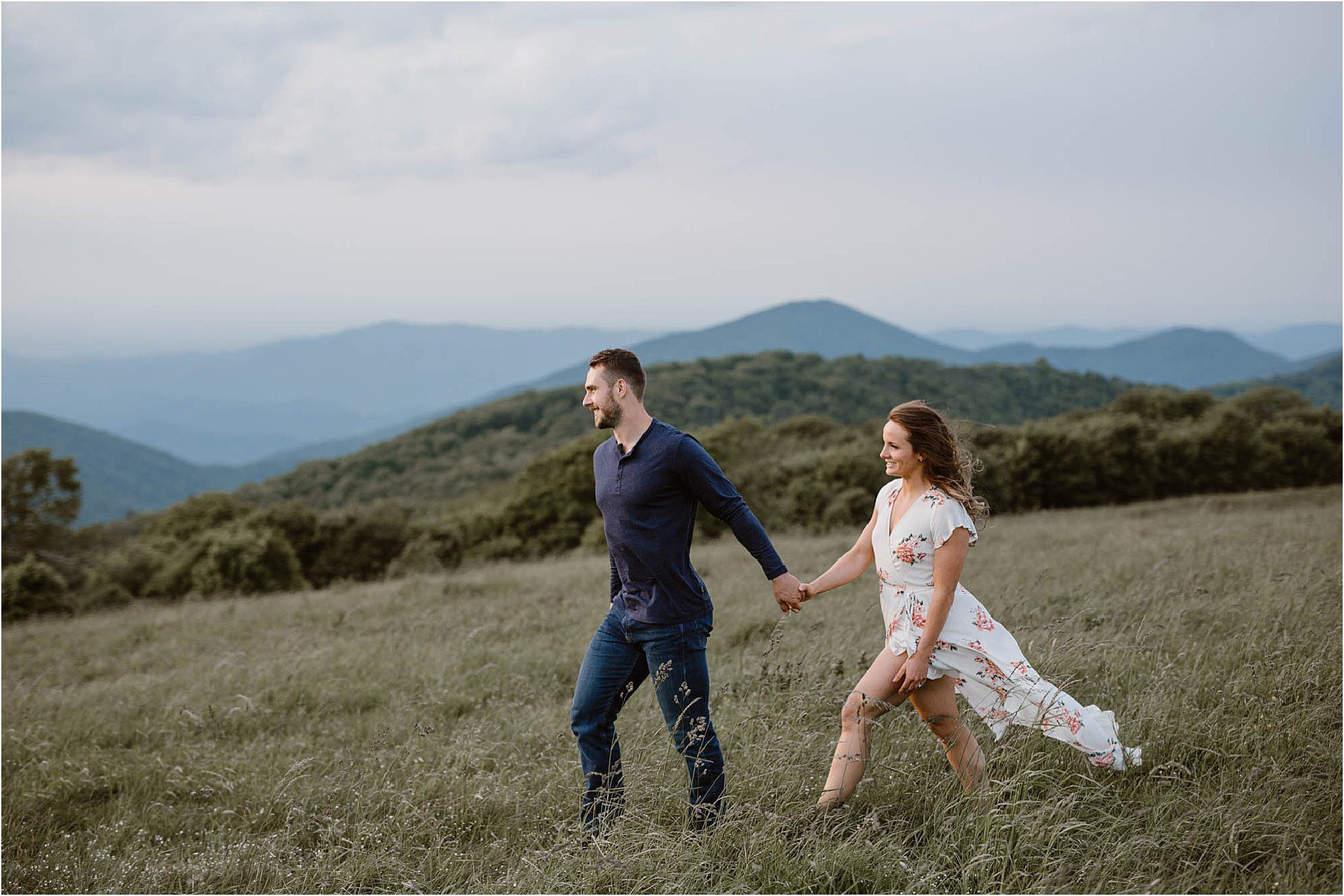 Casual Max Patch Engagement Photos in Tennessee