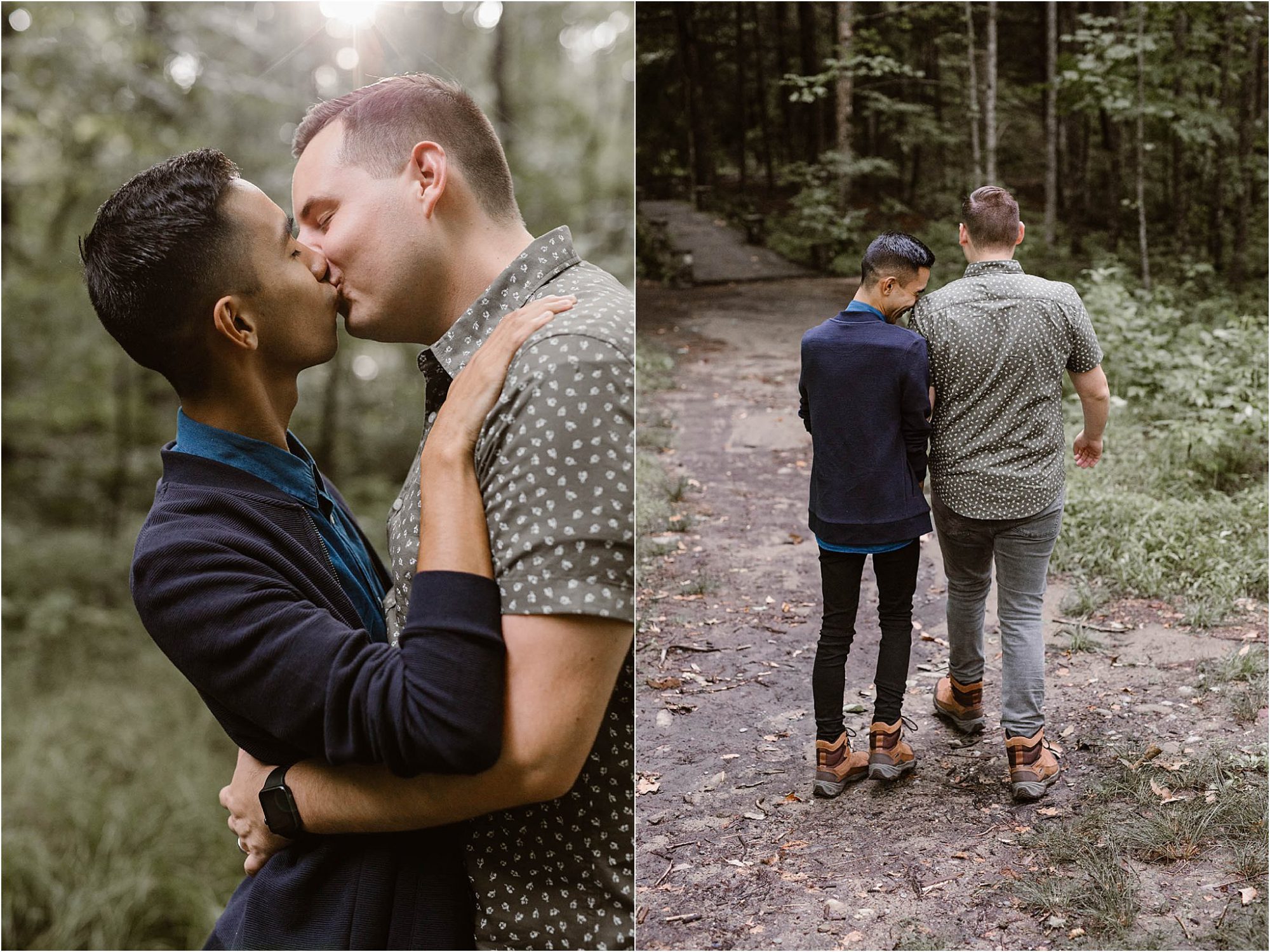 same-sex couples photos in Great Smoky Mountains