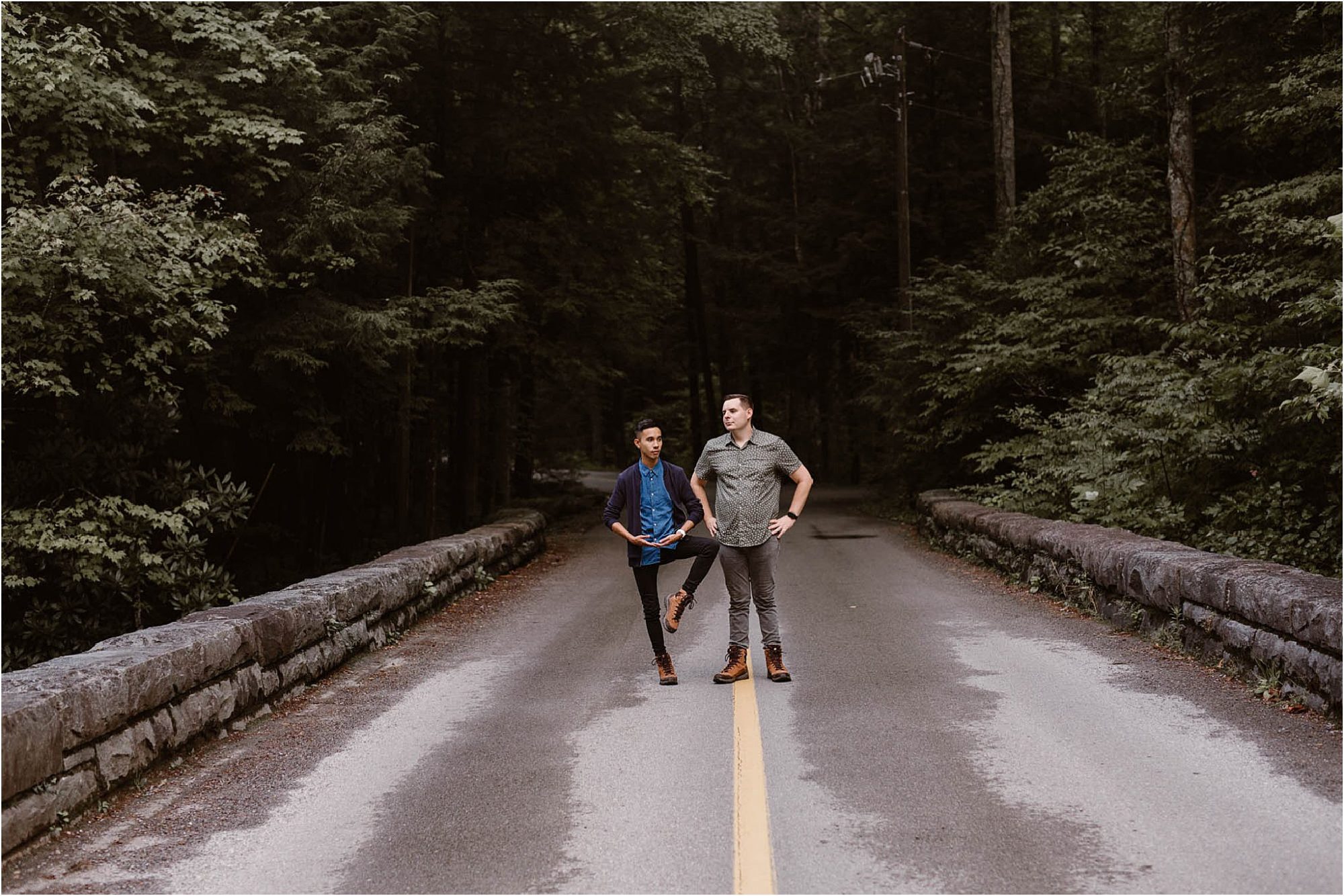 Elkmont couples photos in The Great Smoky Mountains National Park