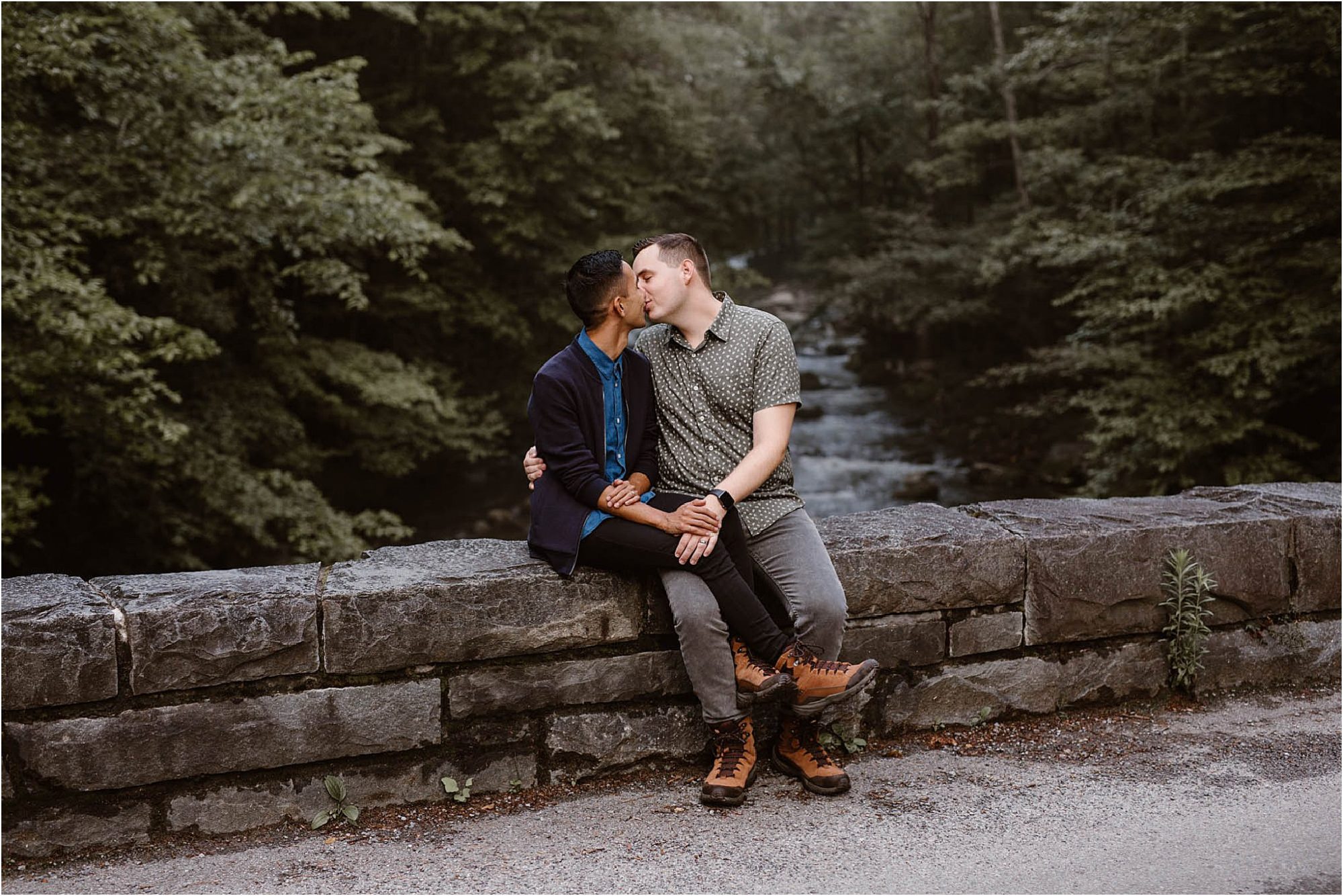 Great Smoky Mountains Couples Photos in Elkmont
