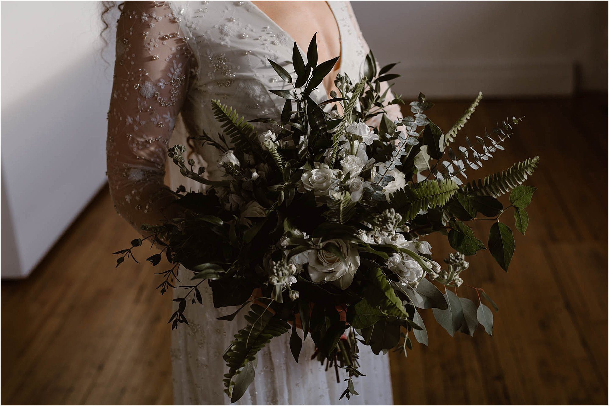 bridal bouquet by Swank Floral