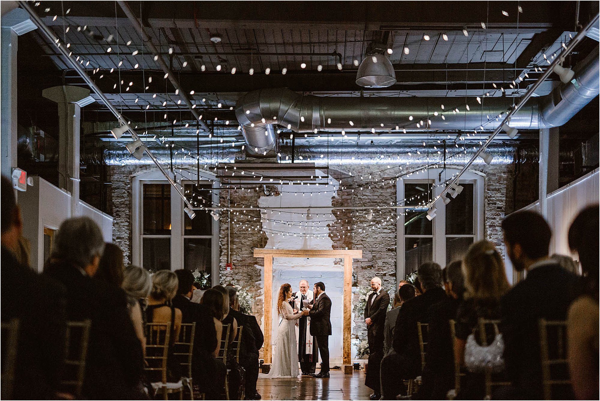 low-lit wedding at The Emporium Knoxville