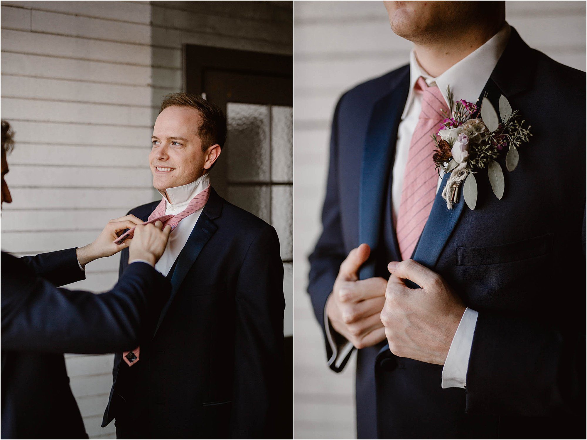 pink and blue groom inspiration