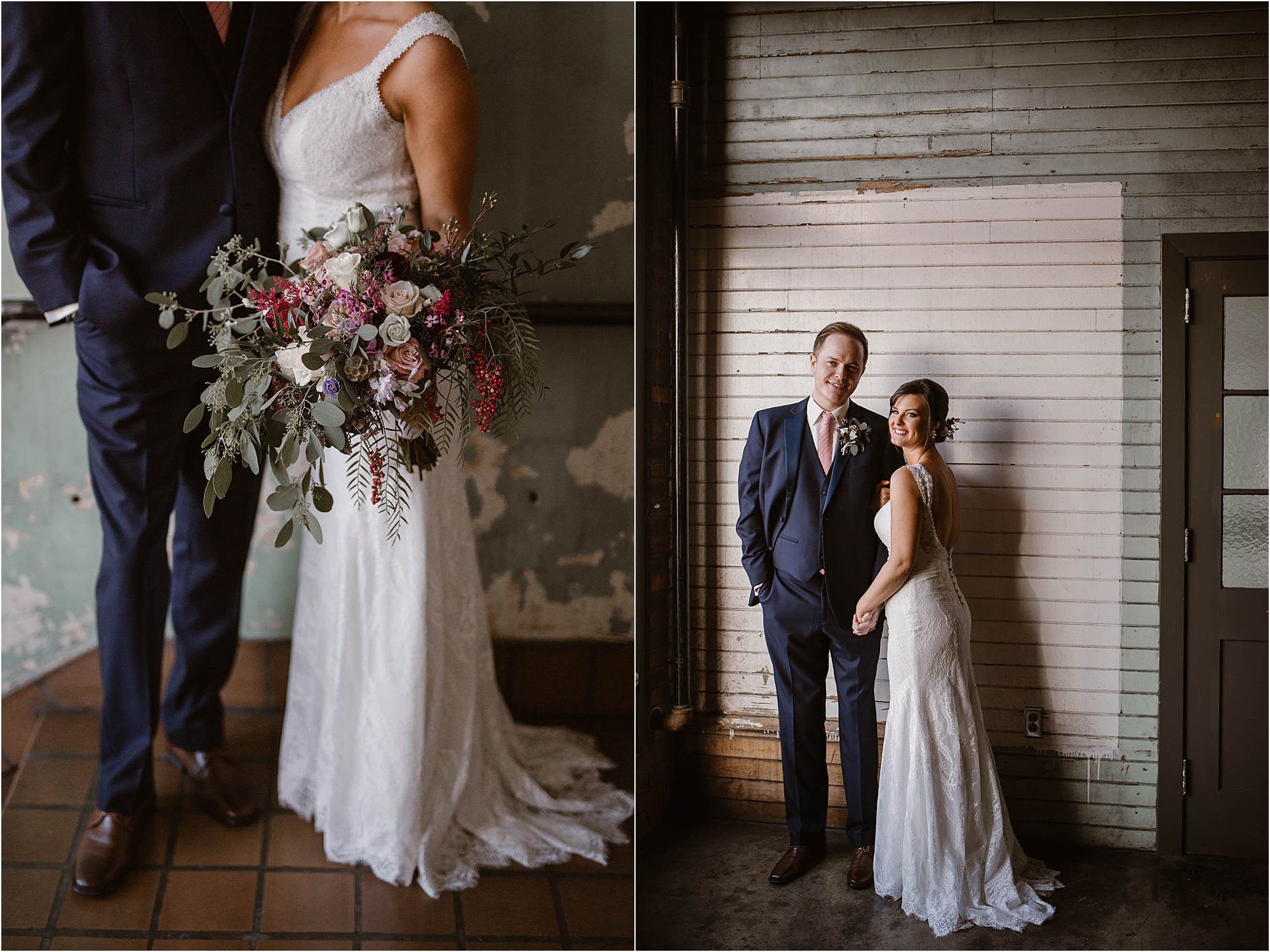 bride and groom photos at The Standard Knoxville