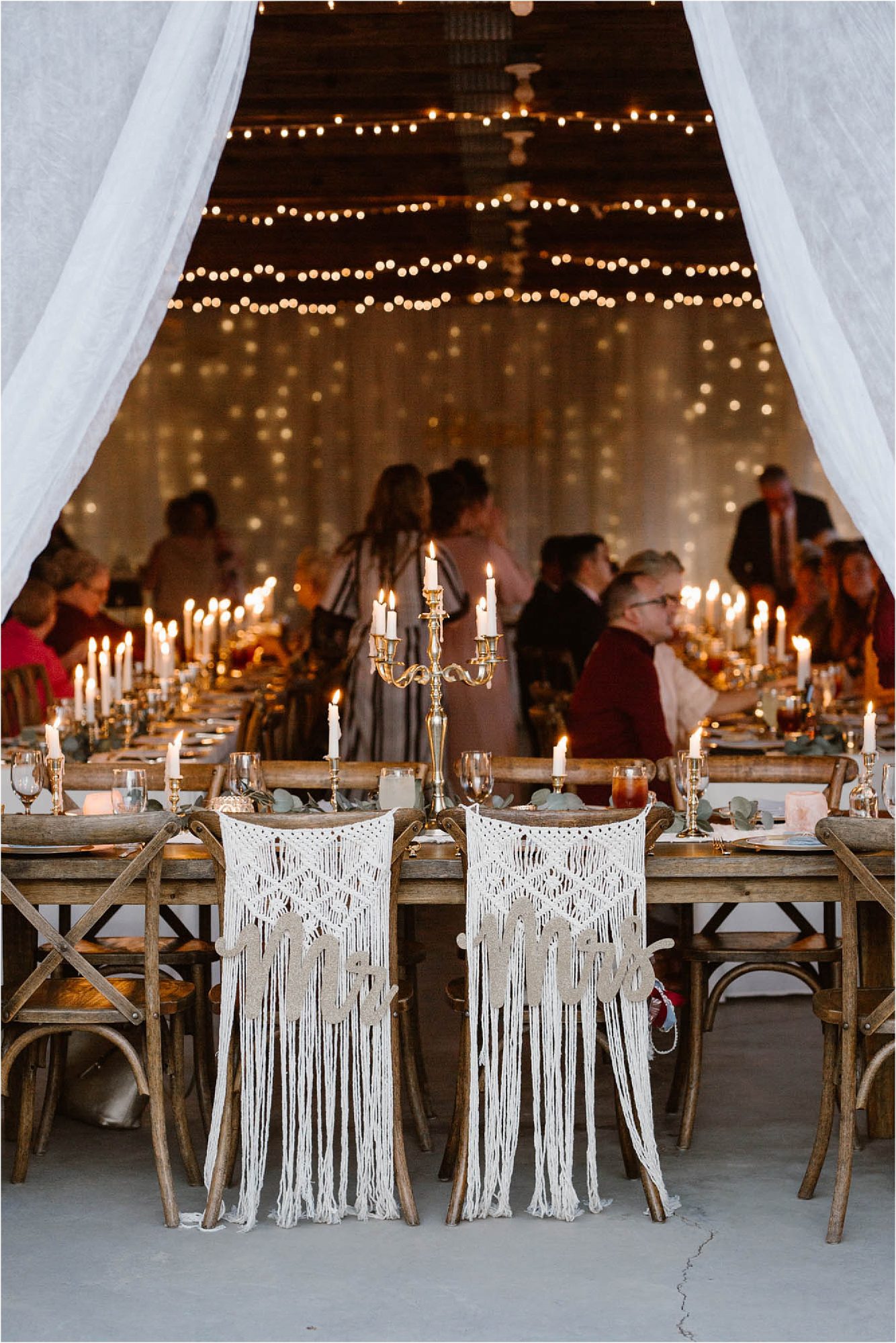 boho wedding decorations with candles