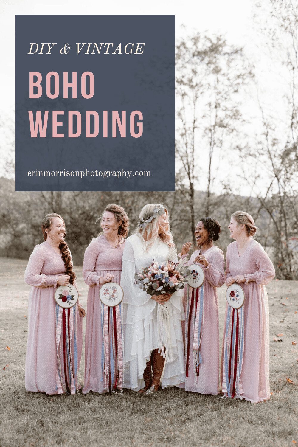 DIY Vintage Boho Wedding in Tennessee by Erin Morrison Photography
