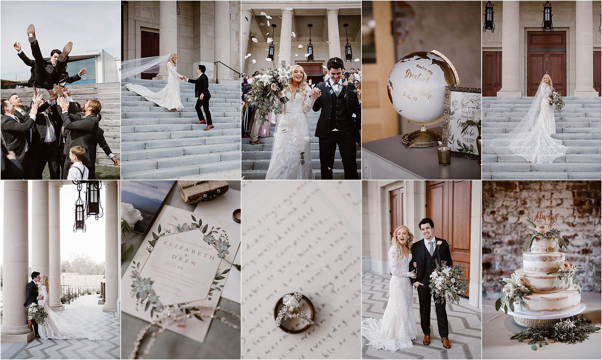 Classic Meets Adventure Wedding at Sacred Heart Cathedral