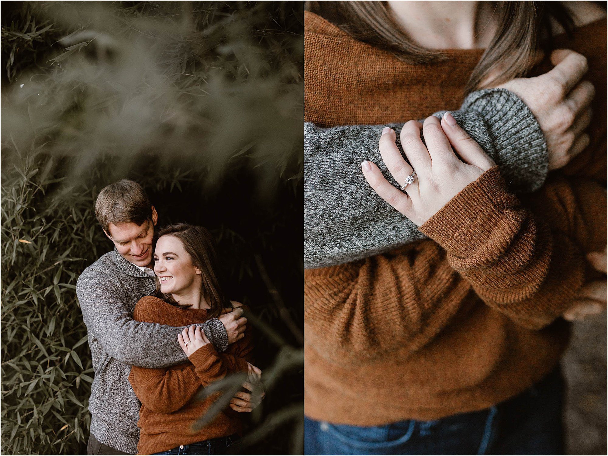fall engagement photos in Tennessee