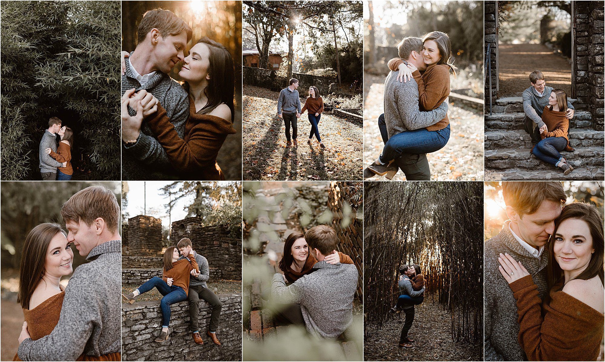 Cozy Fall Engagement Photos in Tennessee