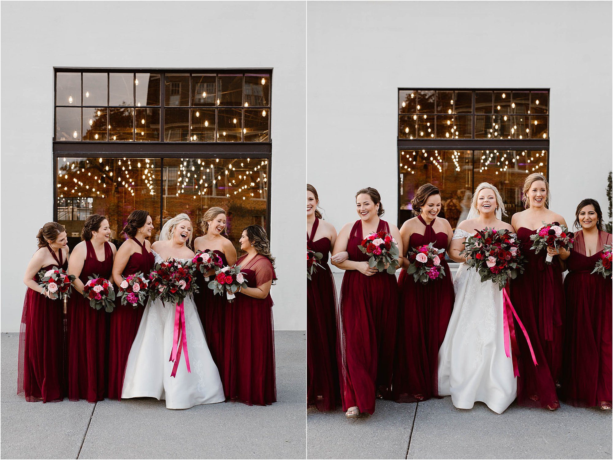 white and burgundy wedding colors