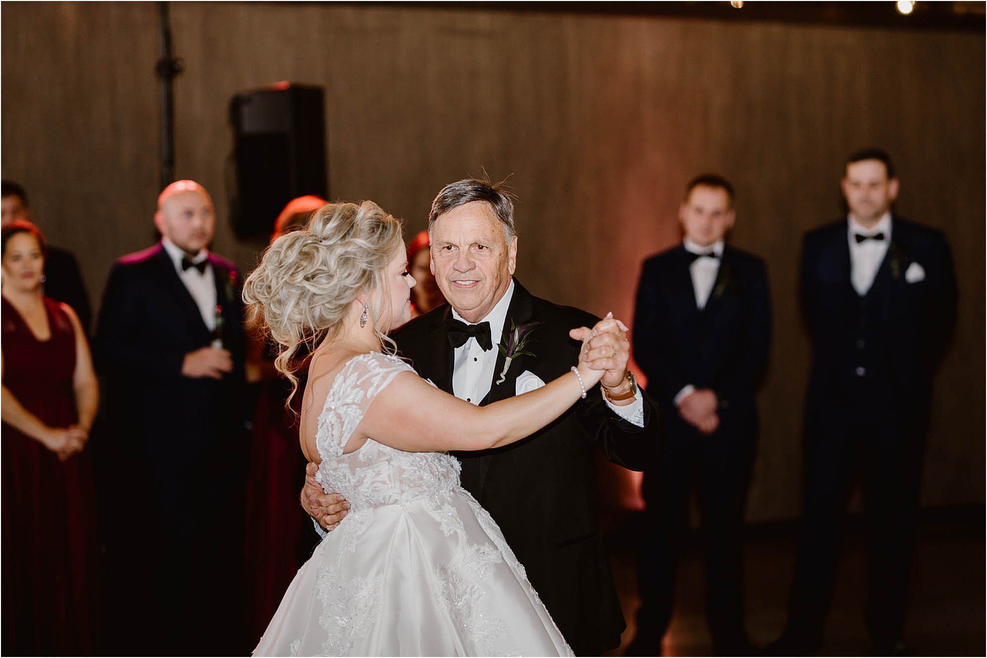 first dance with father at celestial wedding