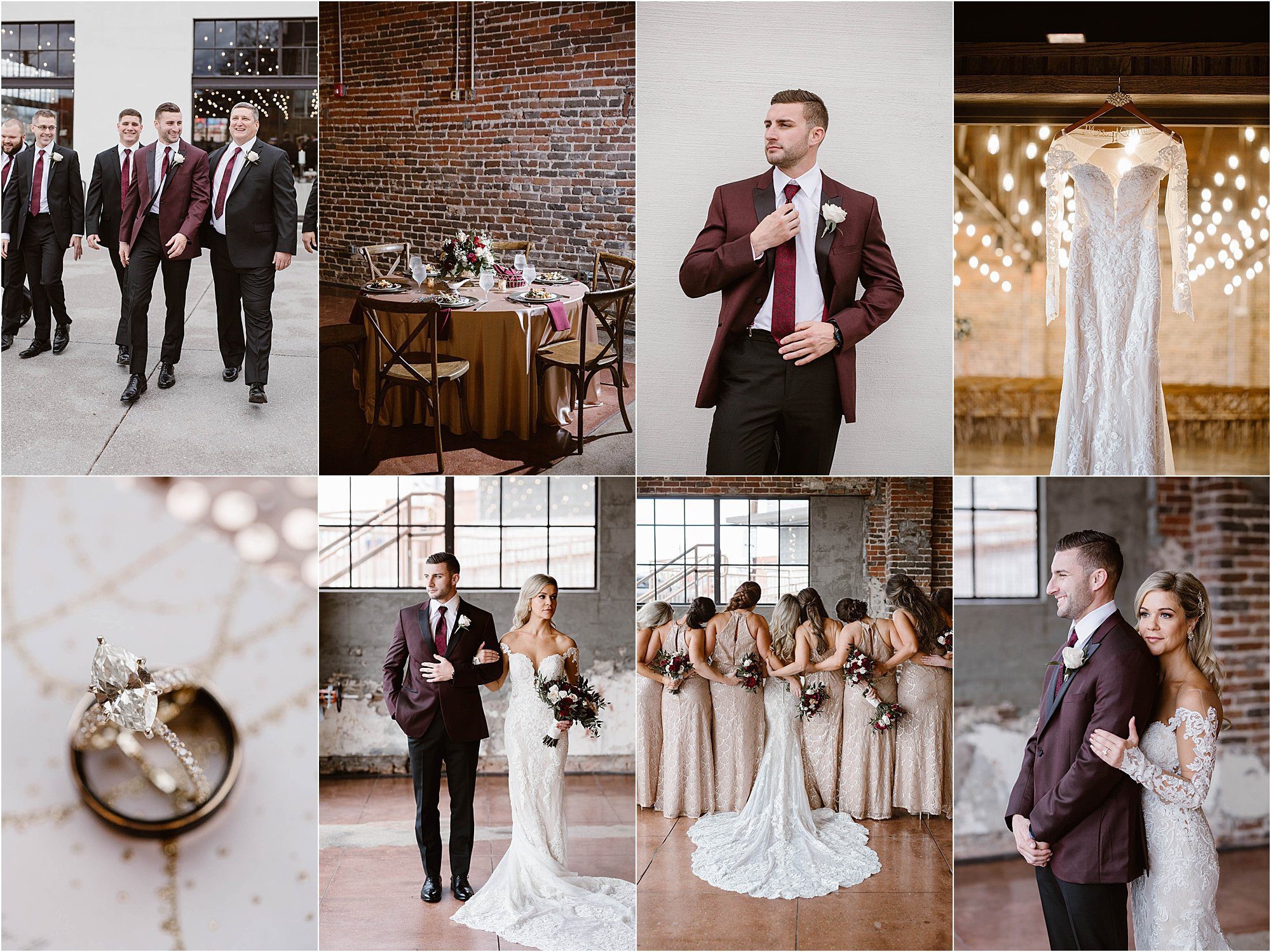 Winter Wedding in downtown Knoxville