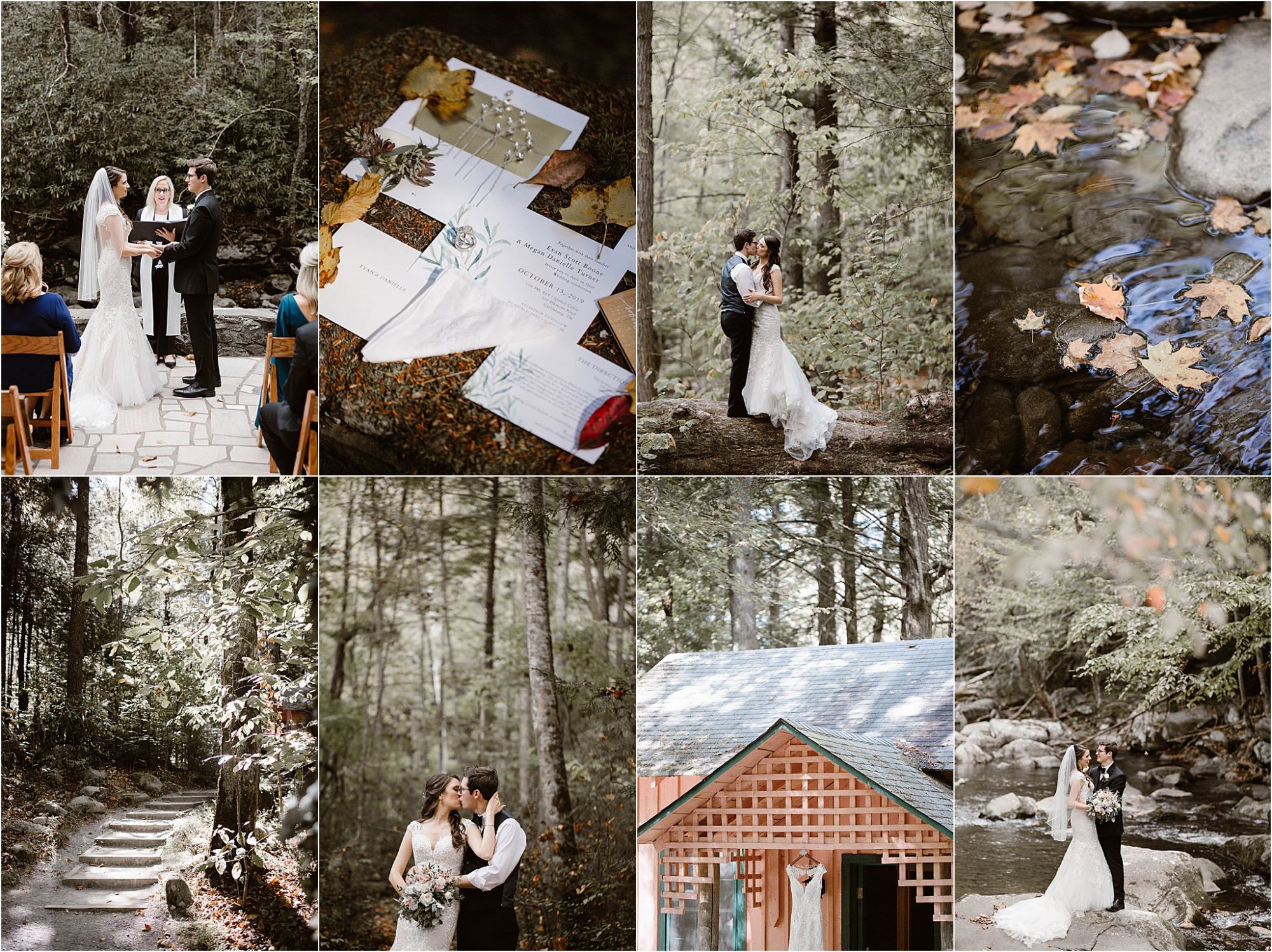 Spence Cabin Wedding in the Fall