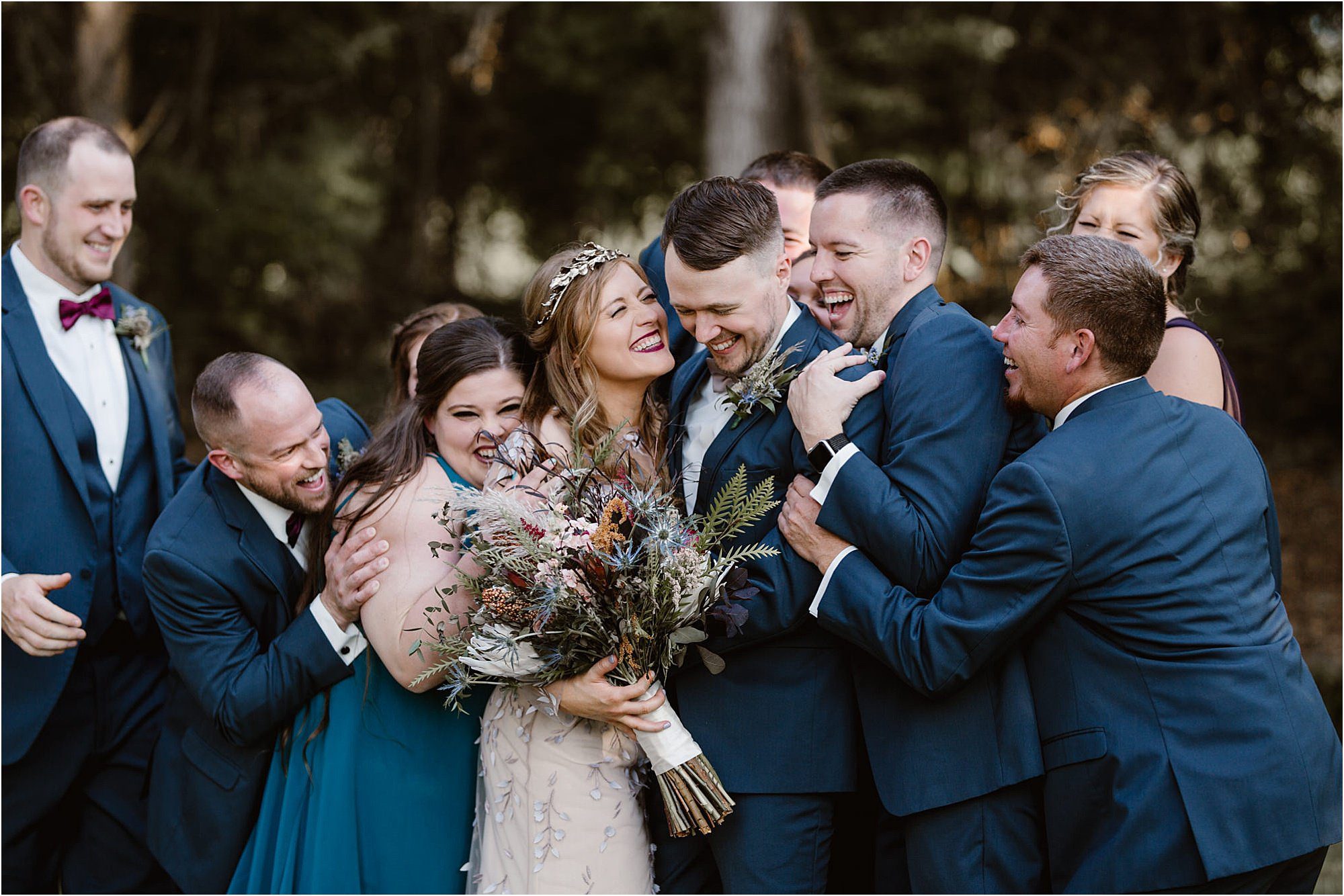 Jewel-Toned Wedding at Private Estatee