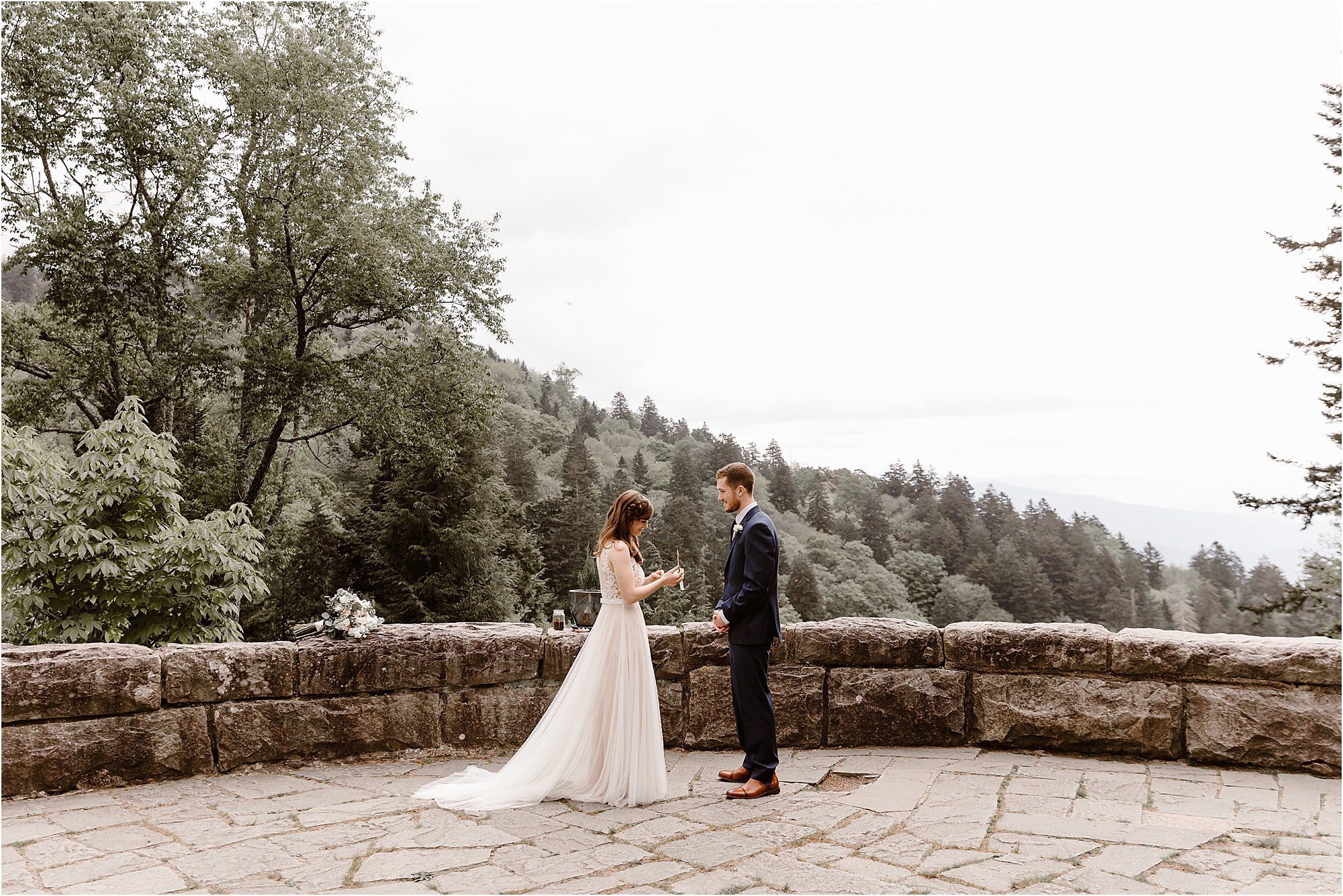 Intimate Newfound Gap Elopement in The Great Smoky Mountains