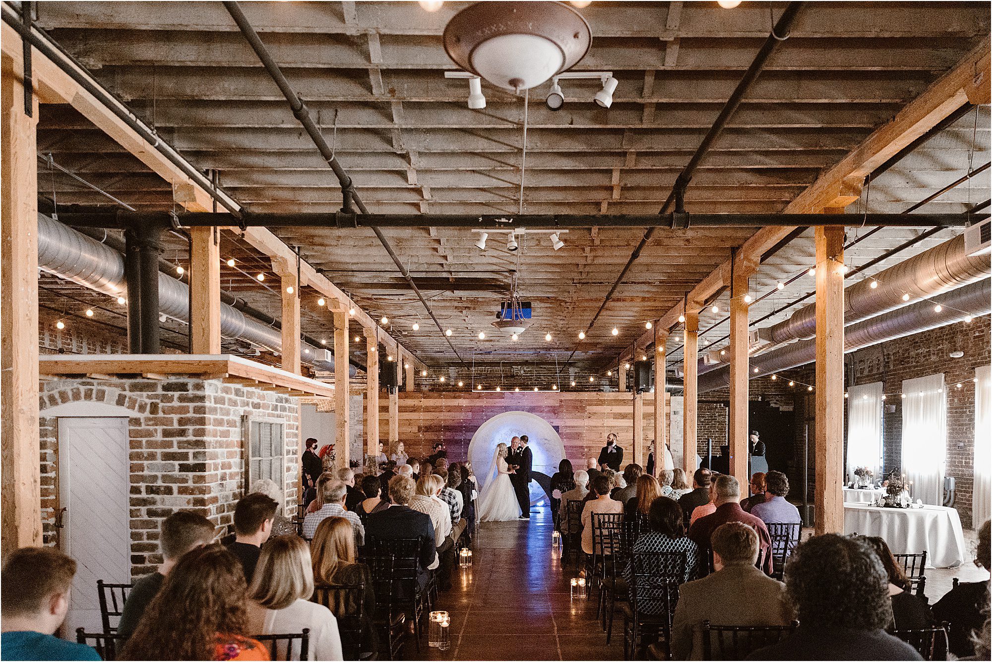 Nightmare Before Christmas Wedding at Old Woolen Mill in Tennessee