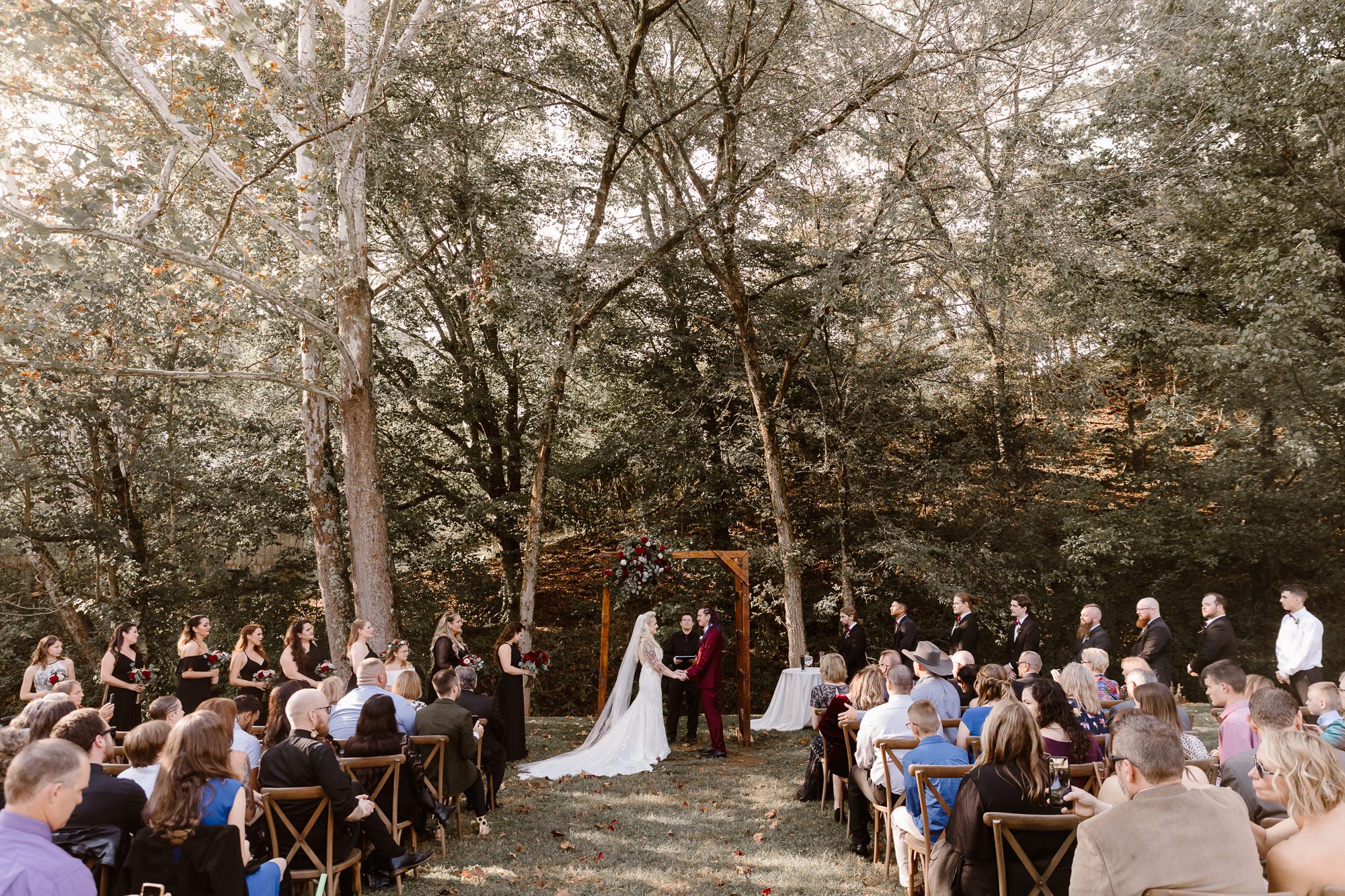 Dara's Garden Wedding in Knoxville, Tennessee